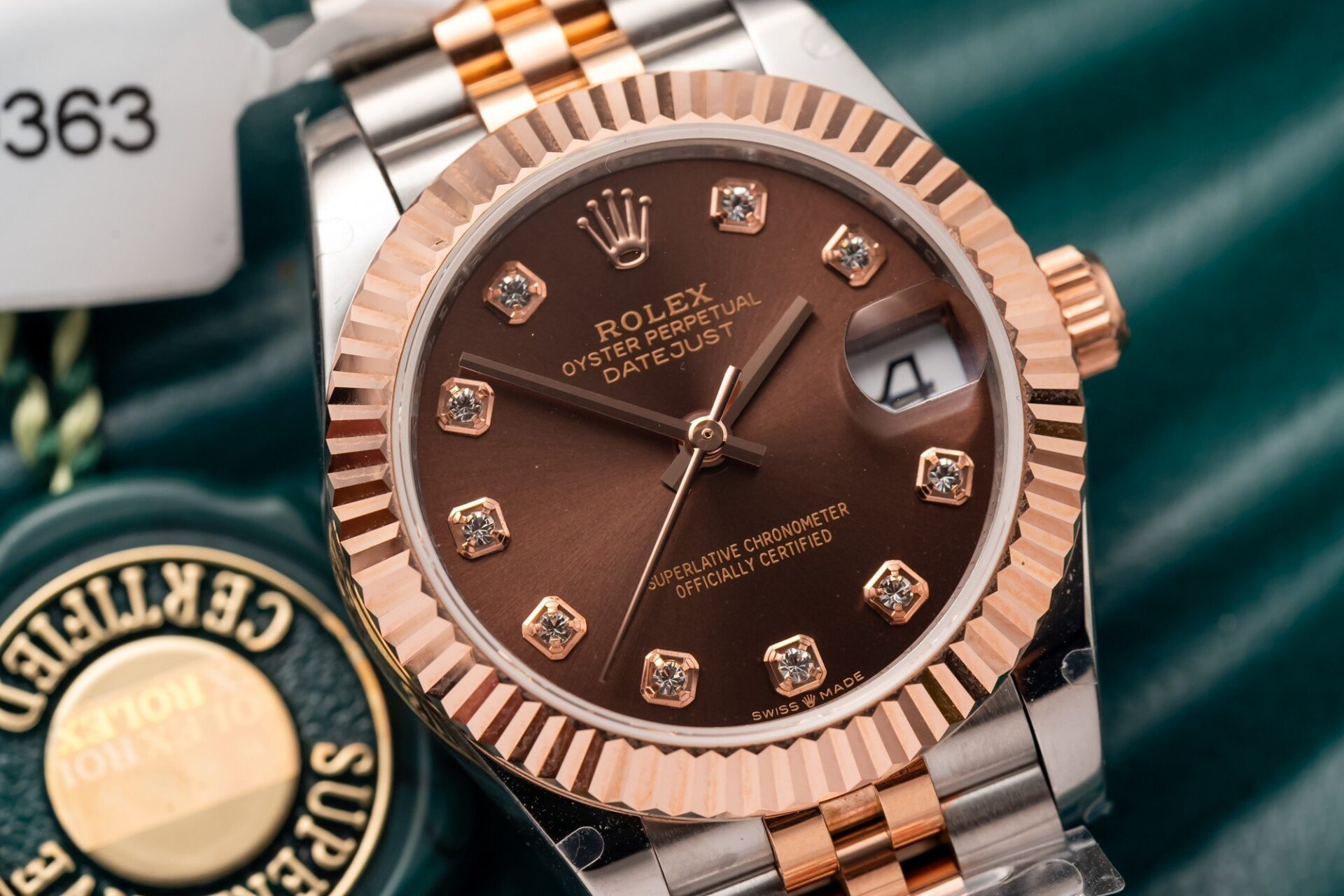 Rolex Best Replica Watch DateJust Gold Wrapped Chocolate Dial 31mm - Soul Replicas