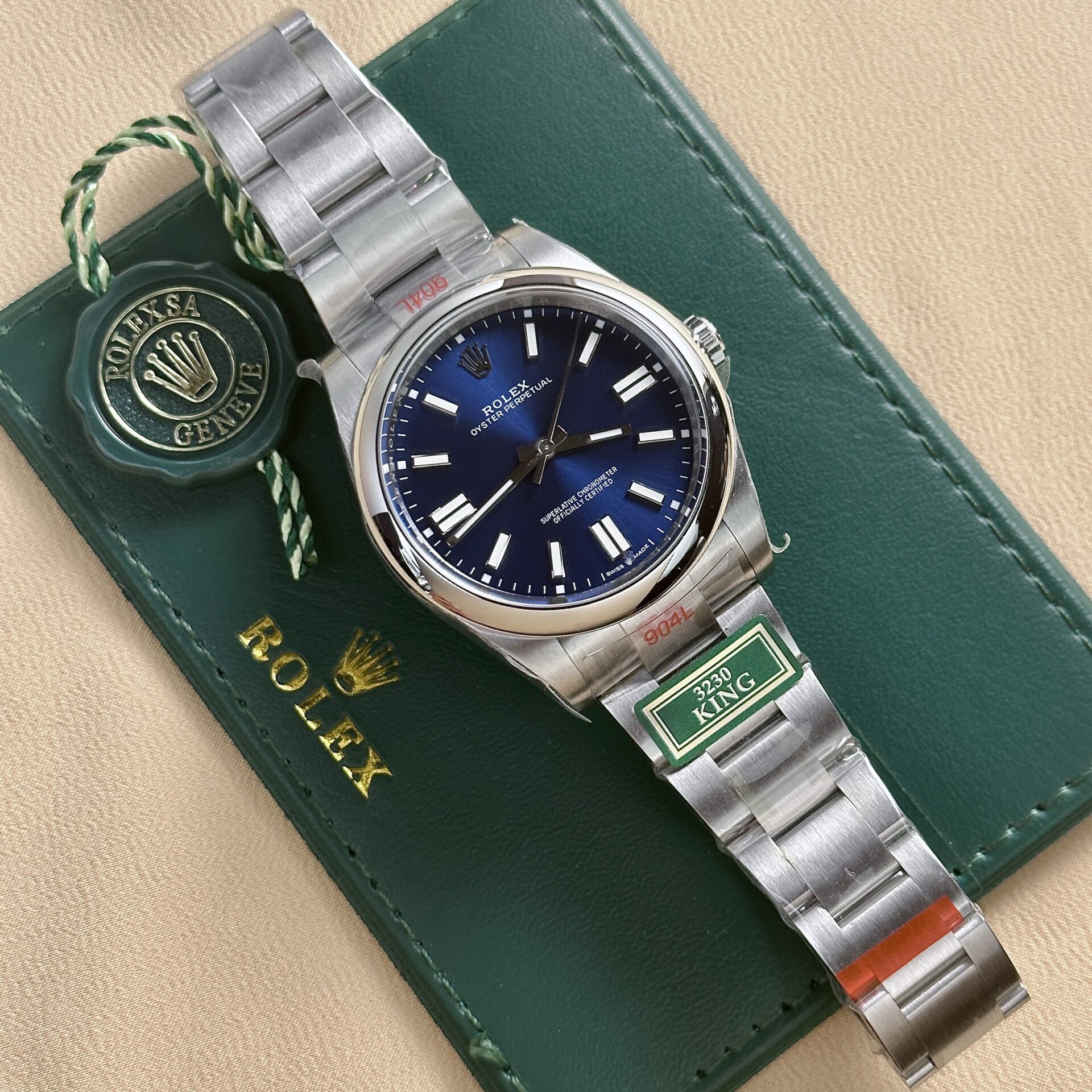 Rolex Oyster Perpetual 124300 Replica Watch Blue Dial King Factory 41mm - Soul Replicas