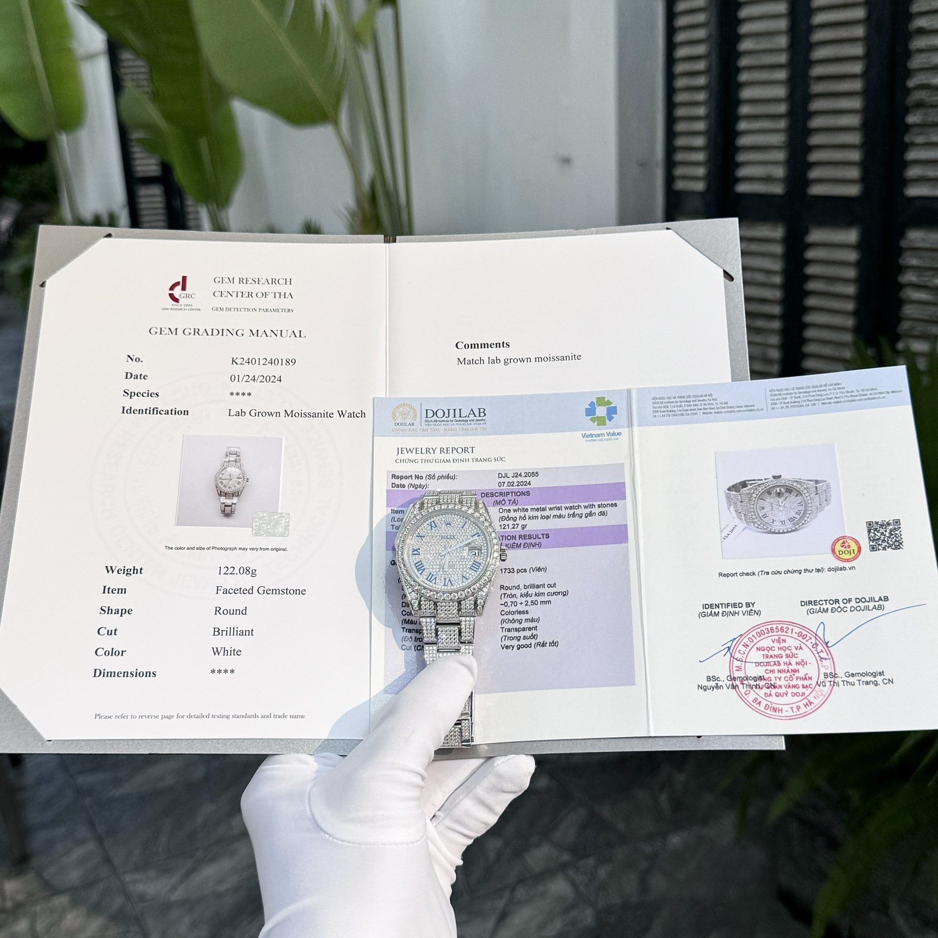 Rolex Best Replica Watch DateJust Full Moissanite Diamonds Custom 41mm - Soul Replicas