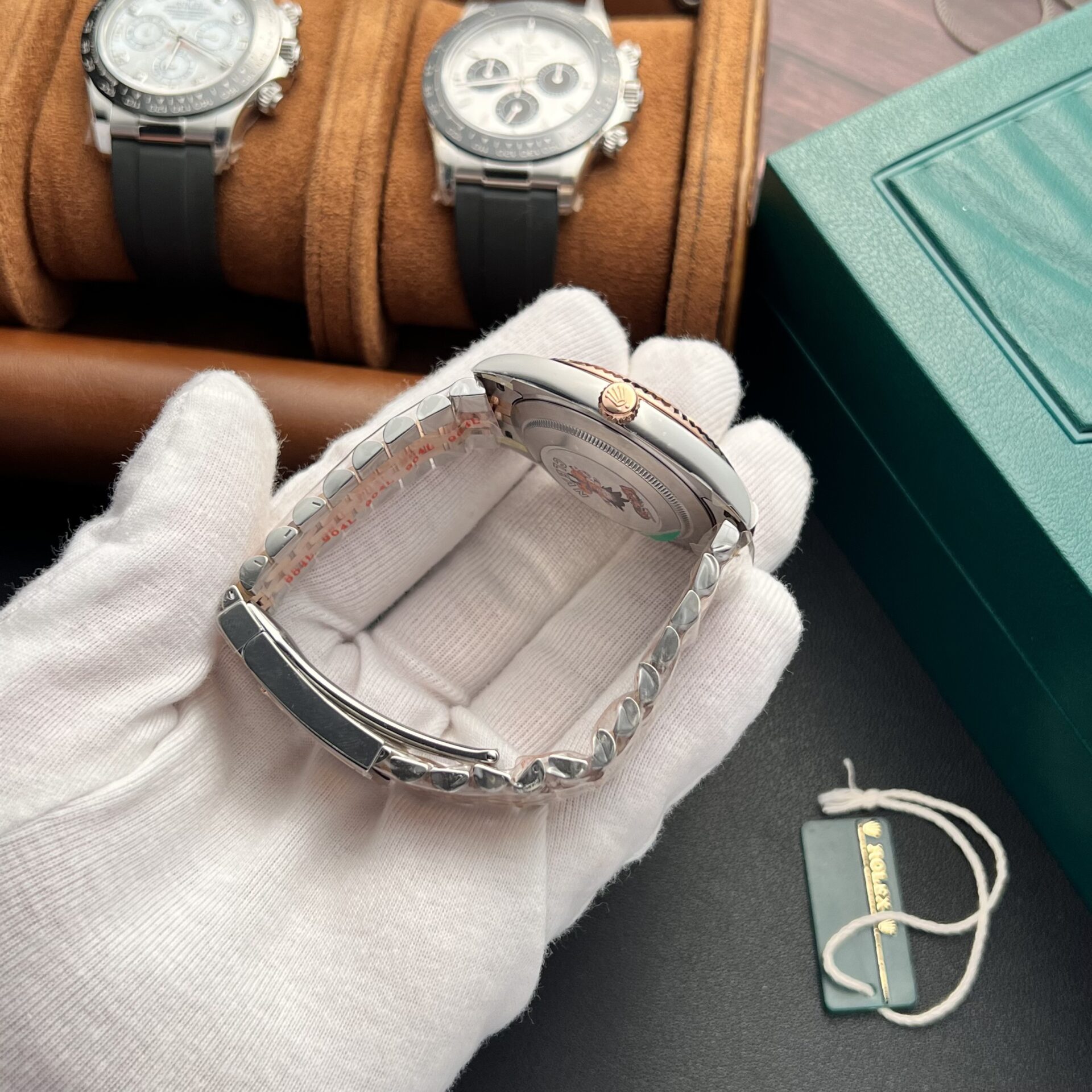 Rolex DateJust 126331 Replica 1:1 Watch Gray Dial Oyster Strap Clean Factory 41mm - Soul Replicas