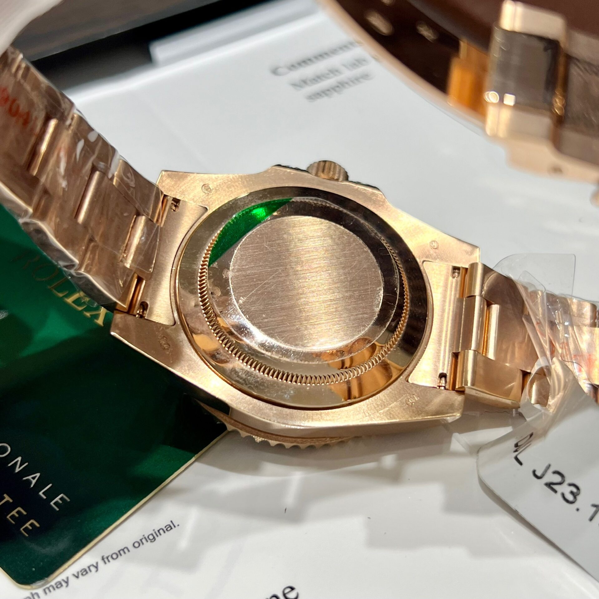 Rolex GMT-Master II 126755 SARU Replica Watch Gold Wrapped Sapphire 41mm - Soul Replicas