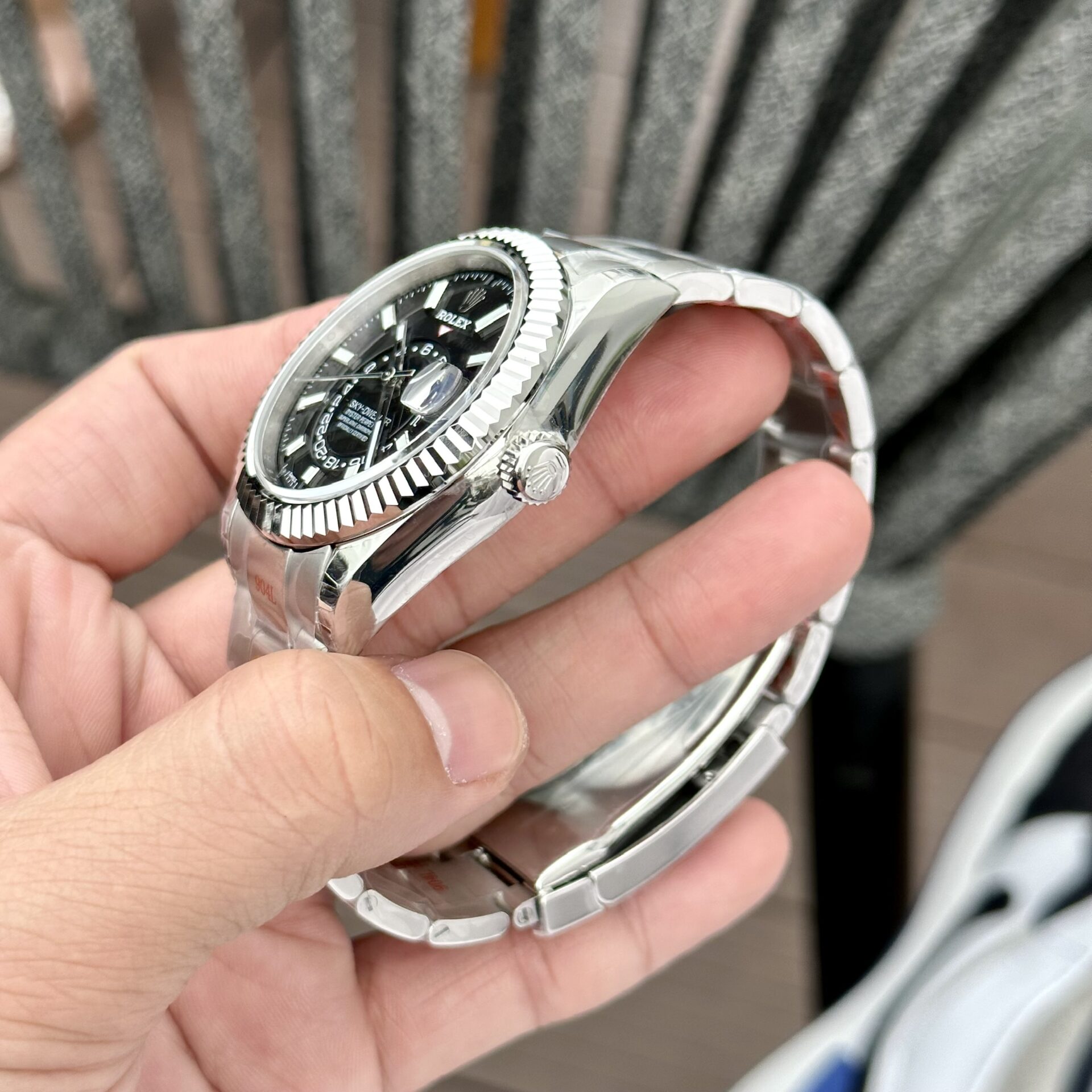 Rolex Sky-Dweller Replica 1:1 Watch Black Dial Silver N Factory 41mm Watch - Soul Replicas