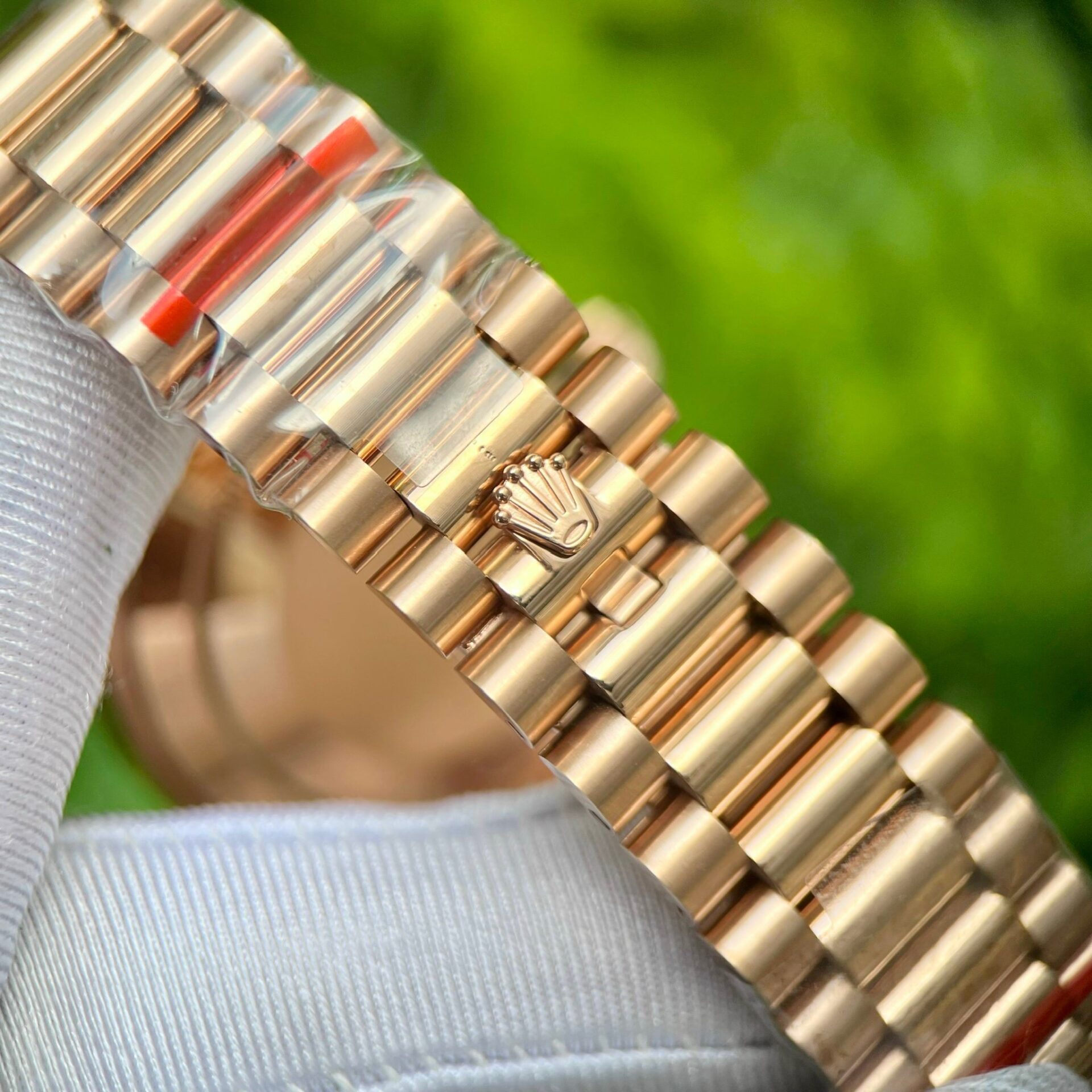 Rolex Day-Date 228235 Pink Dial Stone With Number GM Factory 40mm - Soul Replicas