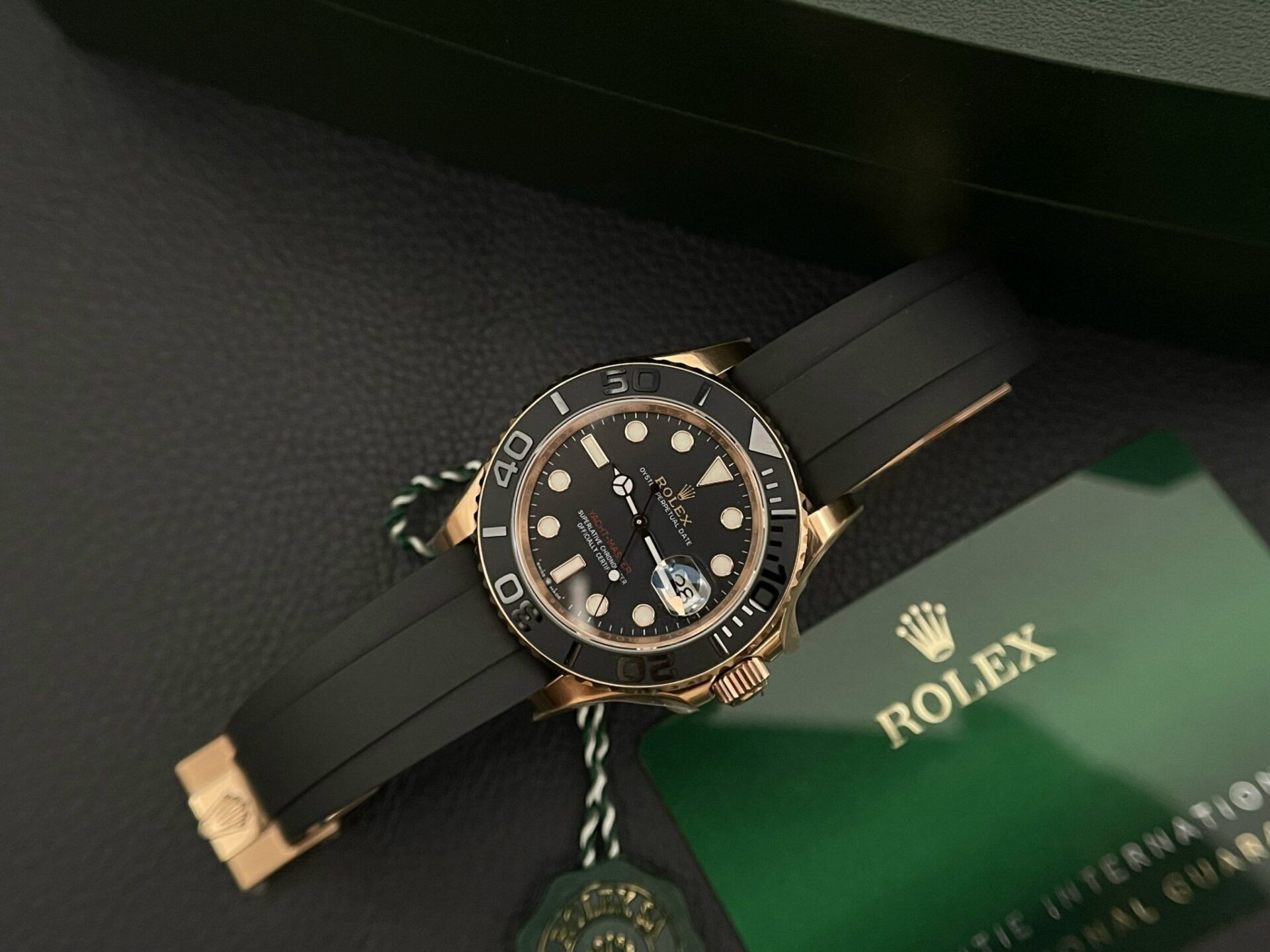 Rolex Yacht-Master Best Replica Watch Black Dial EW Factory 40mm - Soul Replicas