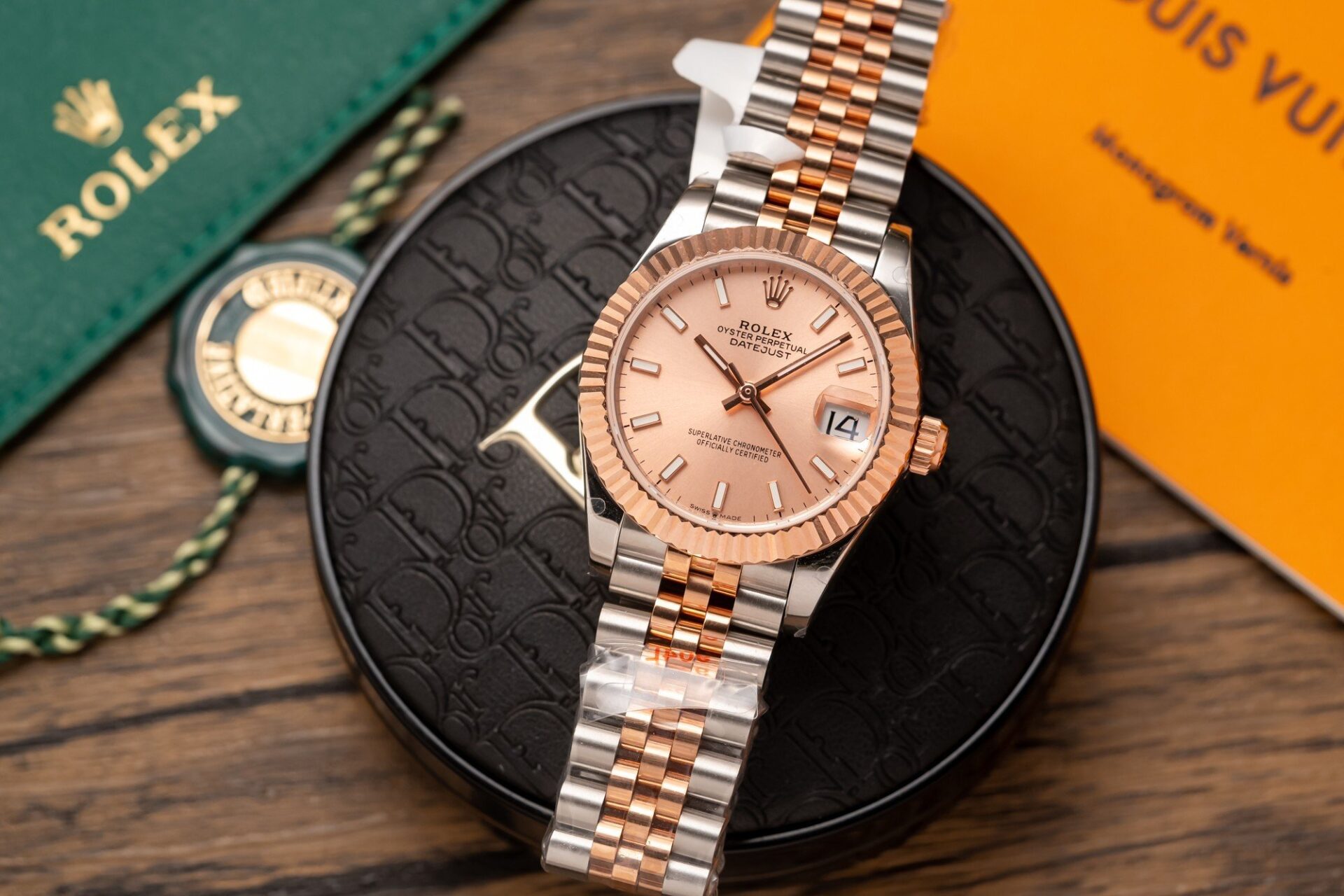 Rolex DateJust Replica Watch Gold Wrapped GM Factory 31mm - Soul Replicas