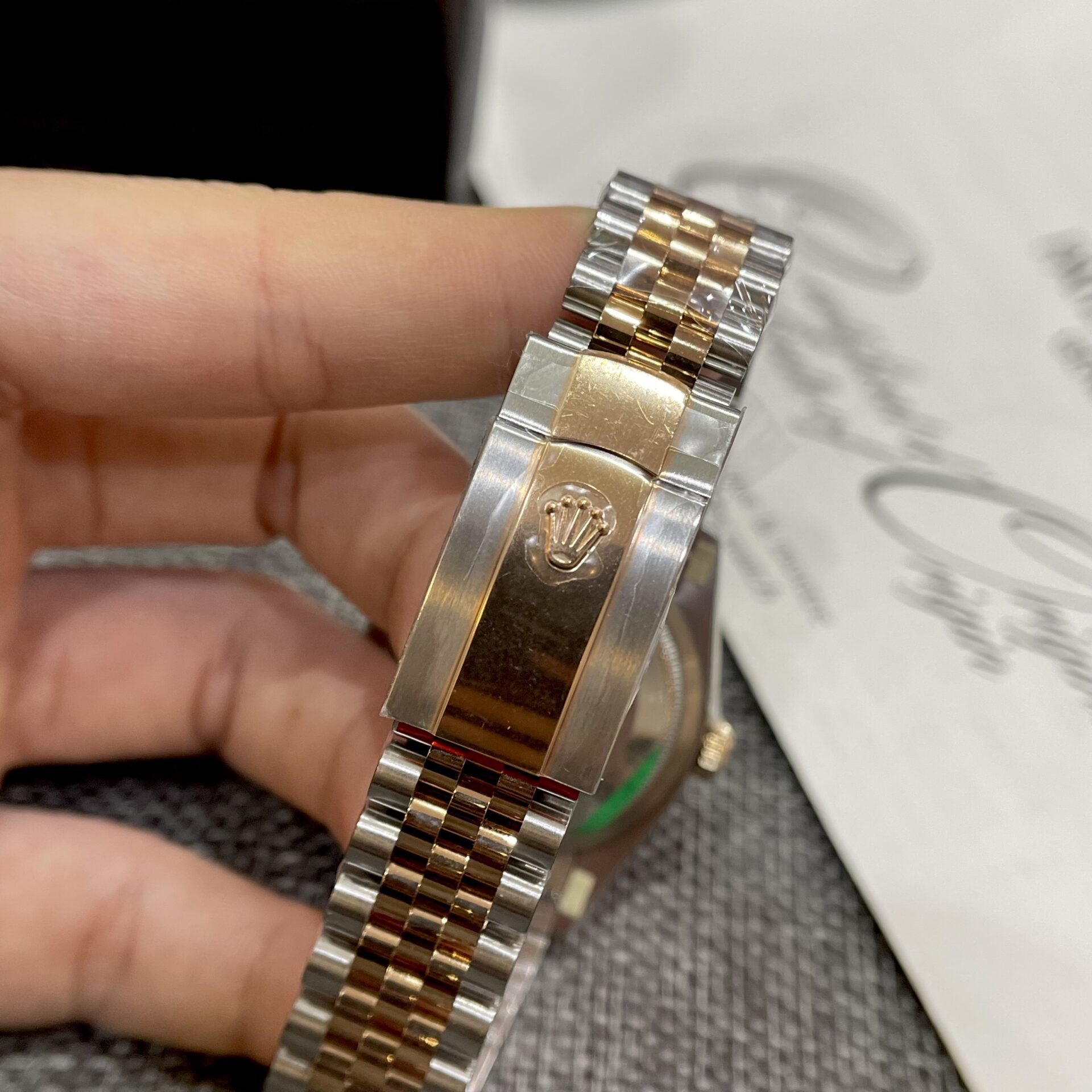 Rolex DateJust 126231 Wimbledon Dial Replica Watch Demi Strap VS Factory 36mm - Soul Replicas