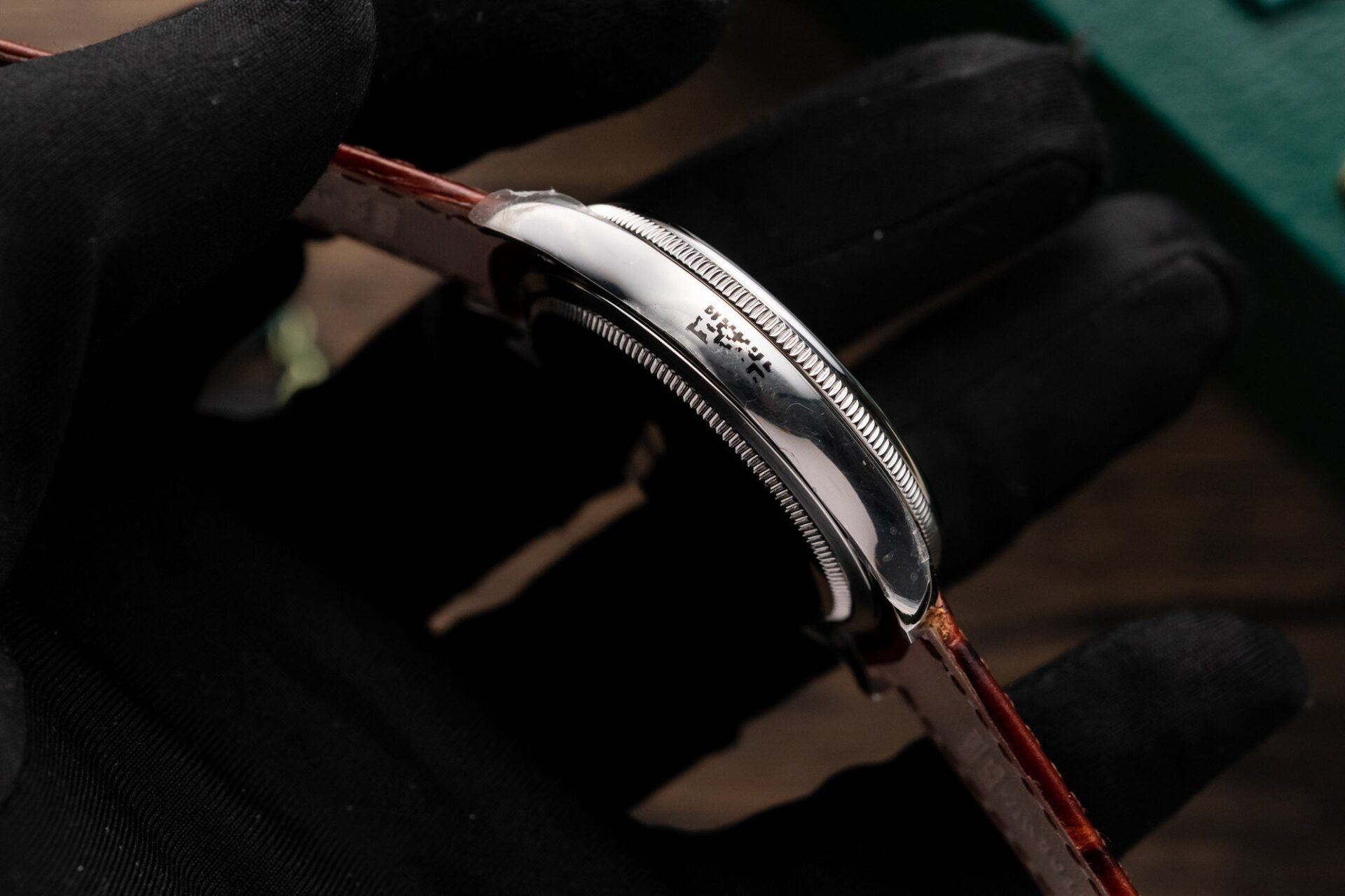 Rolex Replica 1:1 Watch Cellini Date 50519 Brown Leather Strap 39mm - Soul Replicas