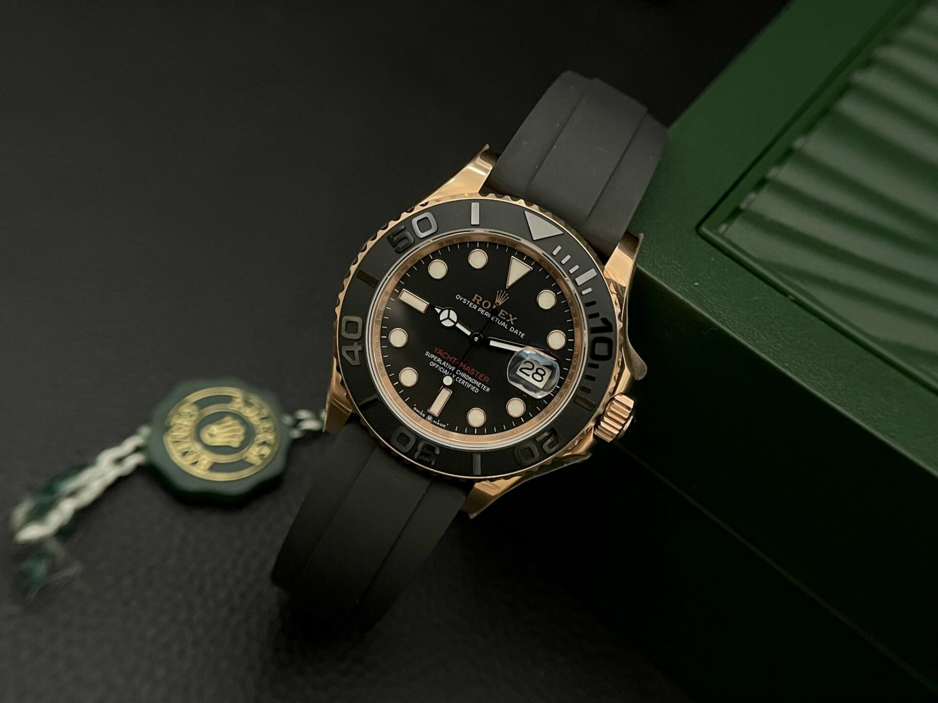 Rolex Yacht-Master Best Replica Watch Black Dial EW Factory 40mm - Soul Replicas