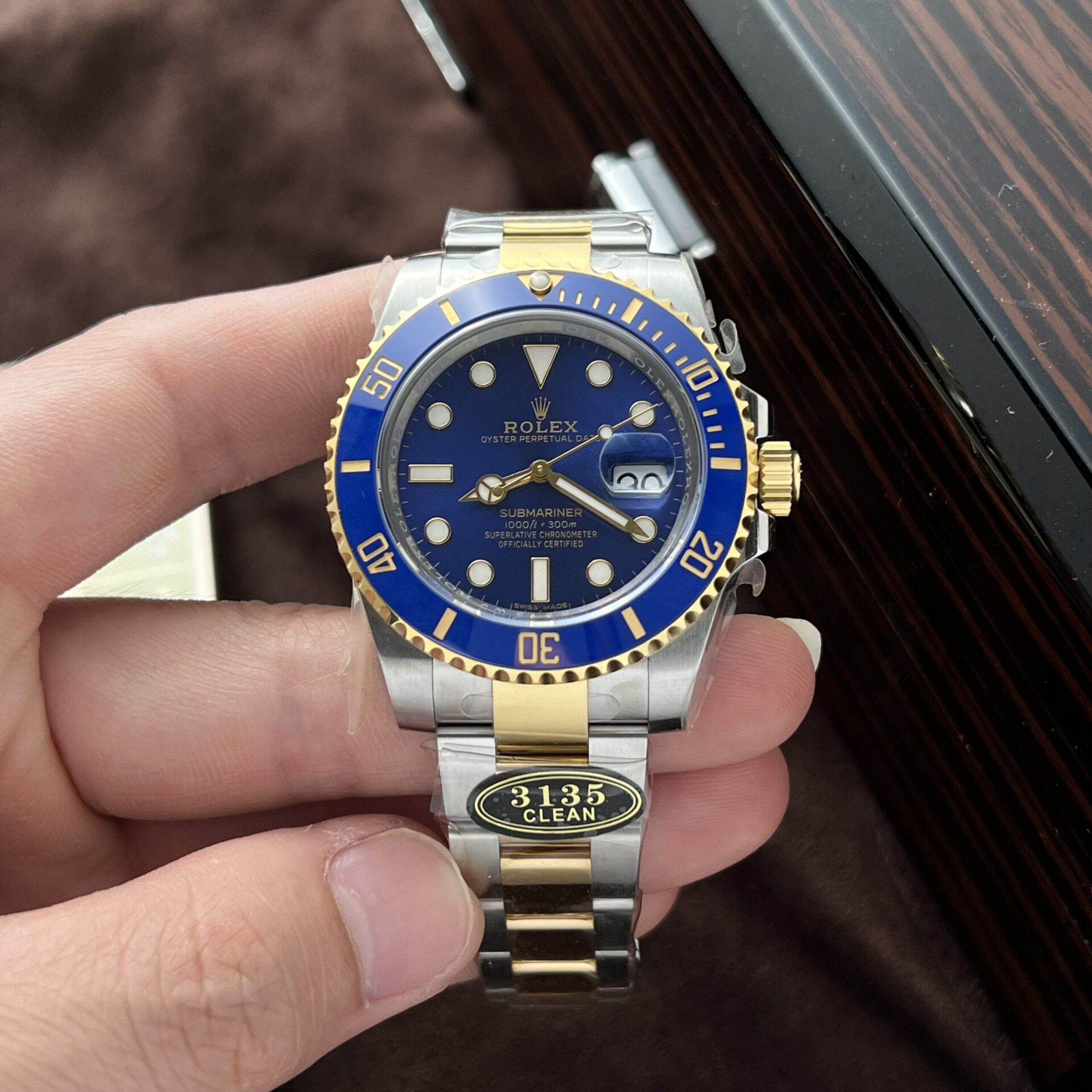 Rolex Replica Watch Submariner 126613LB Dial Blue Clean Factory 41mm - Soul Replicas