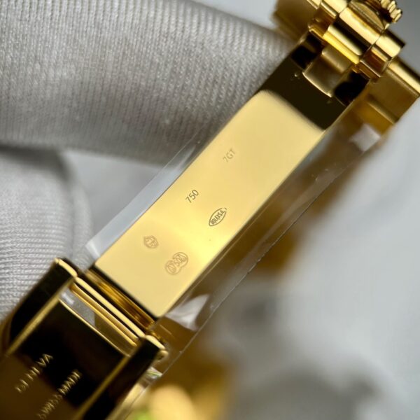 Rolex Day-Date Gold Wrapped Replica Watch With Moissanite Diamonds GM V2 40mm - Soul Replicas