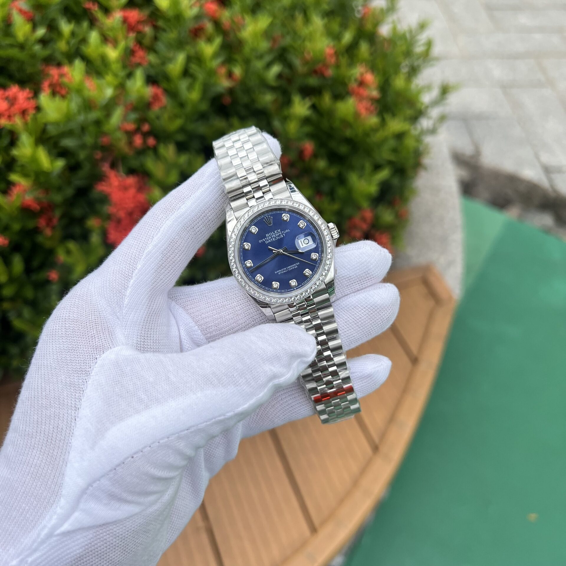 Rolex DateJust Blue Dial Replica 1:1 Watch Jubilee Strap EW Factory 36mm - Soul Replicas
