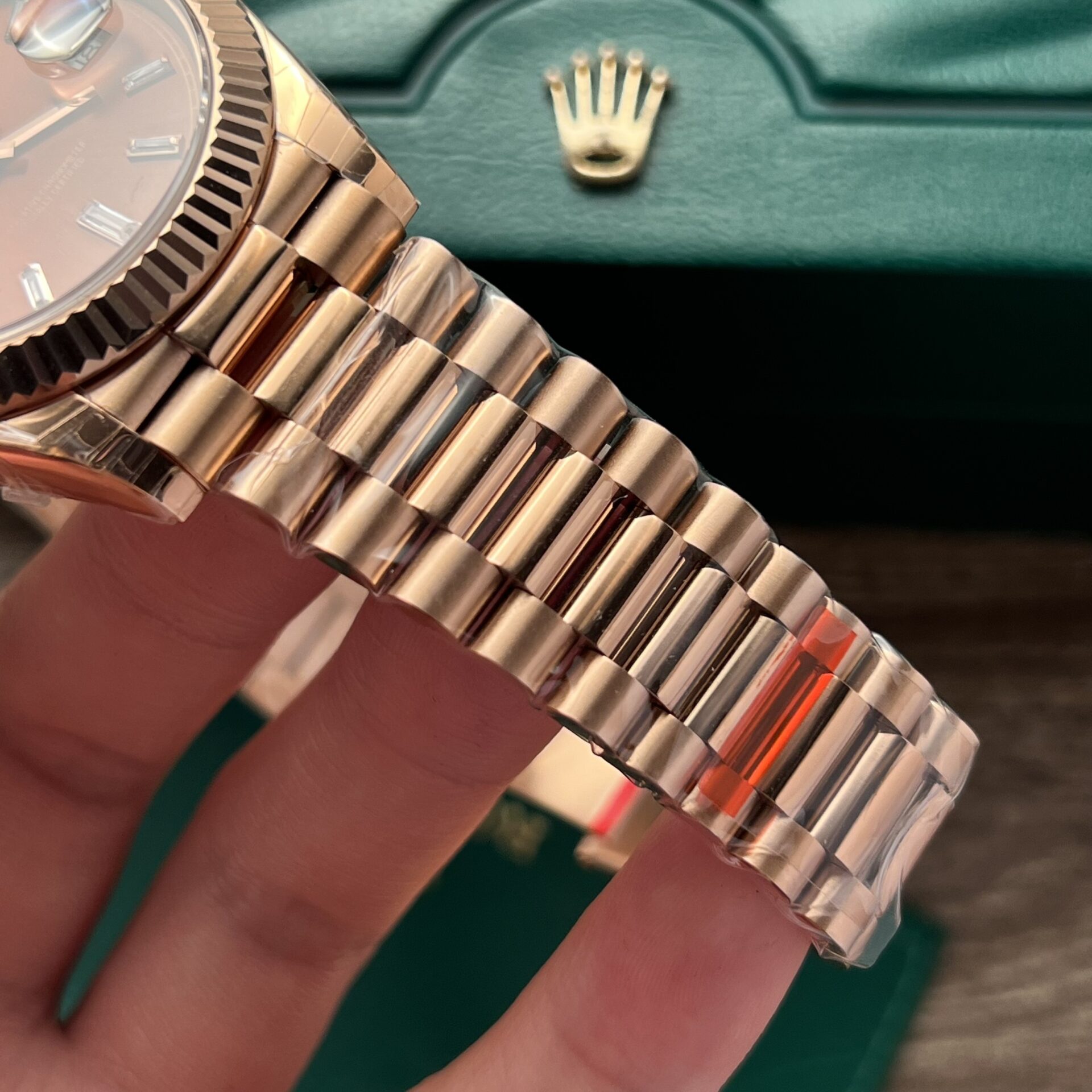 Rolex Clone Watch Day-Date 228345RBR President Strap EW Factory 40mm - Soul Replicas