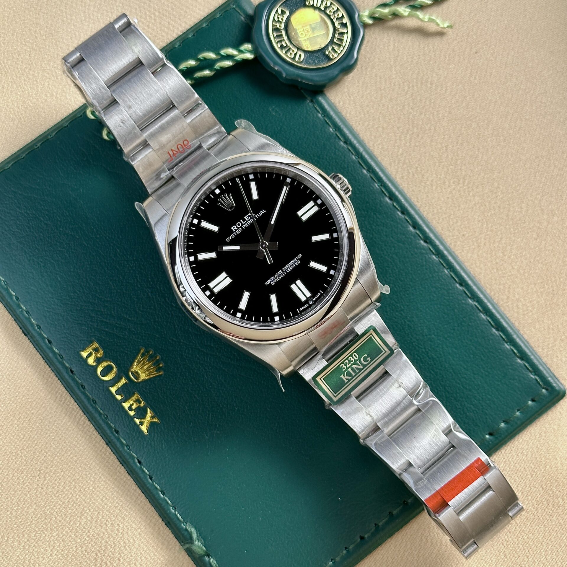 Rolex Oyster Perpetual 124300 Black Dial Replica Watch King Factory 41mm - Soul Replicas
