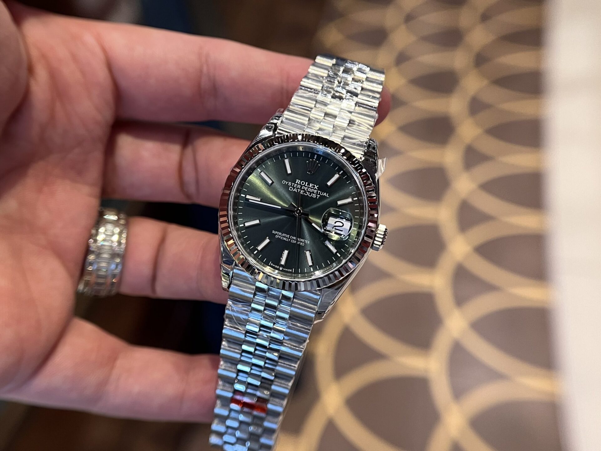 Rolex Replica Watch DateJust 126234 Green Dial VS Factory 36mm - Soul Replicas