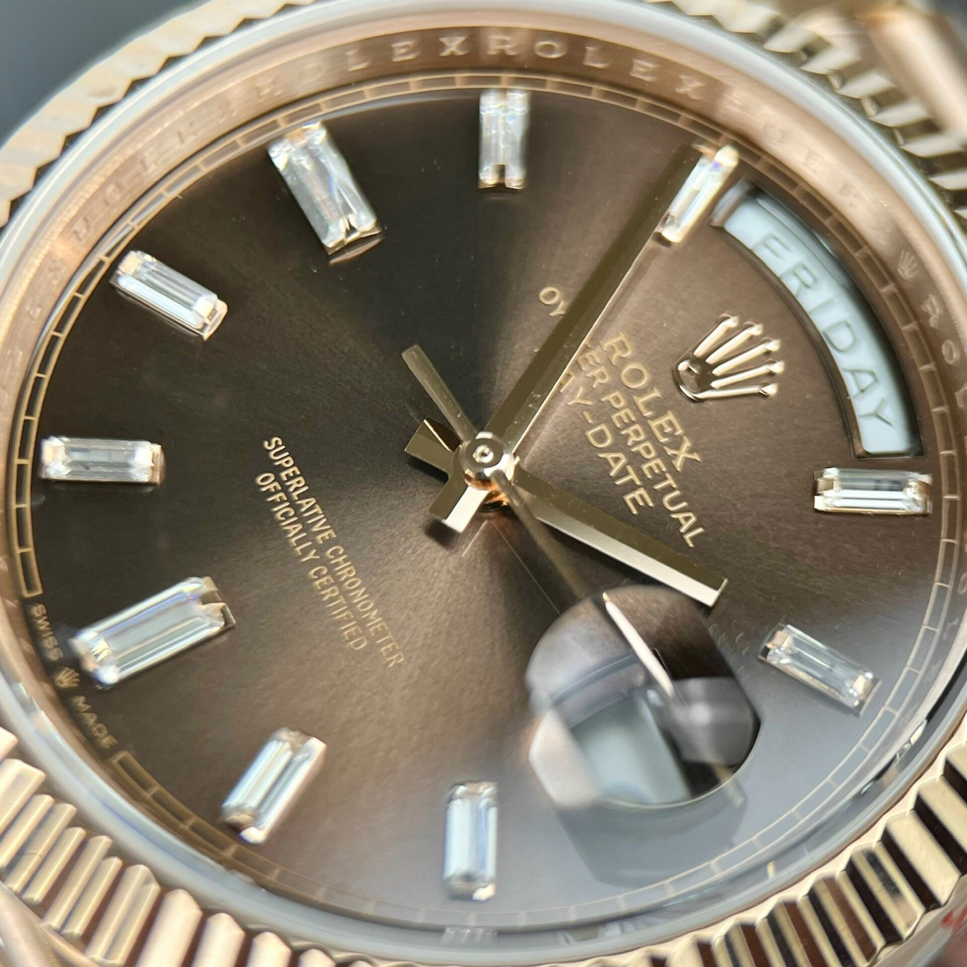 Rolex Day-Date 228235 Best Replica Watch Chocolate Dial GM Factory 40mm - Soul Replicas