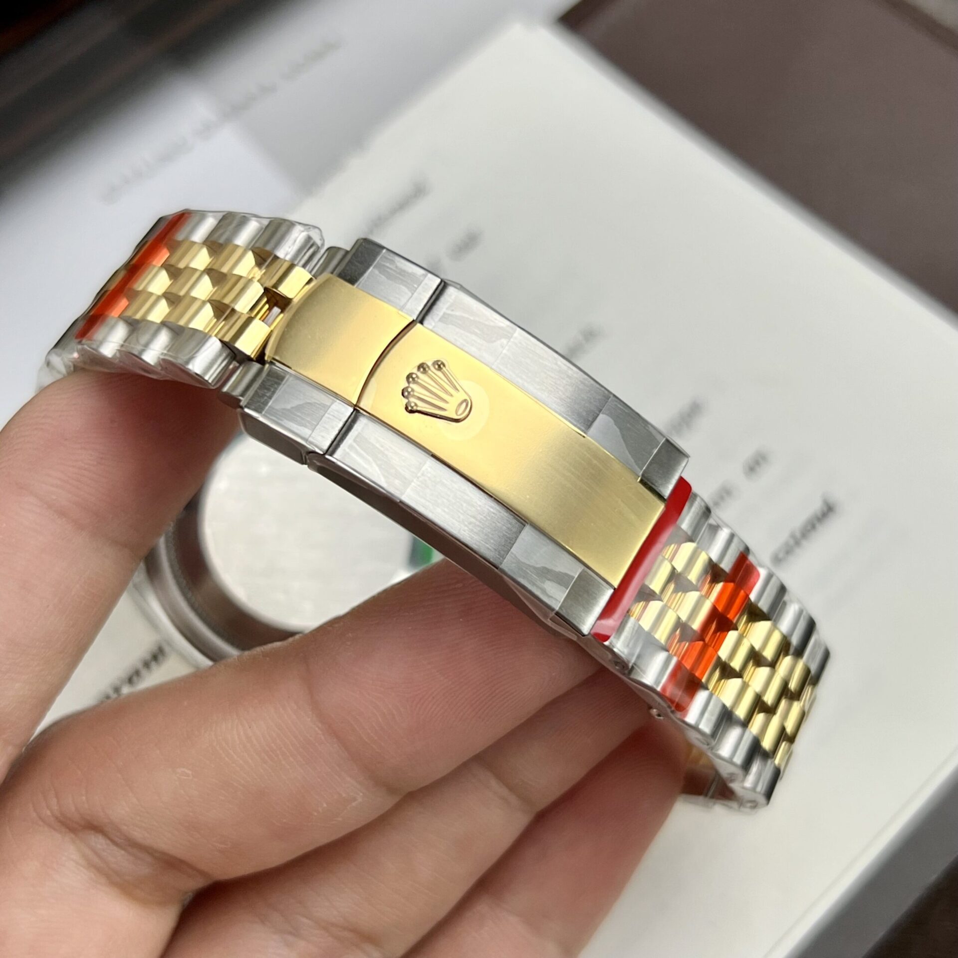 Rolex DateJust Replica Watch Yellow Dial EW Factory 36/41mm - Soul Replicas