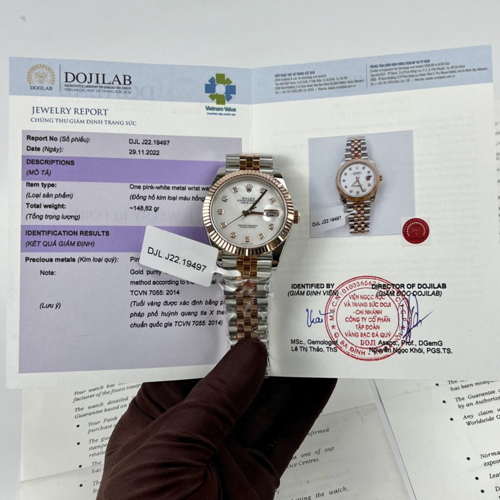 Rolex Replica Watch DateJust 126331 Dial Mother Of Pearl Gold Wrapped GM Factory 41mm - Soul Replicas