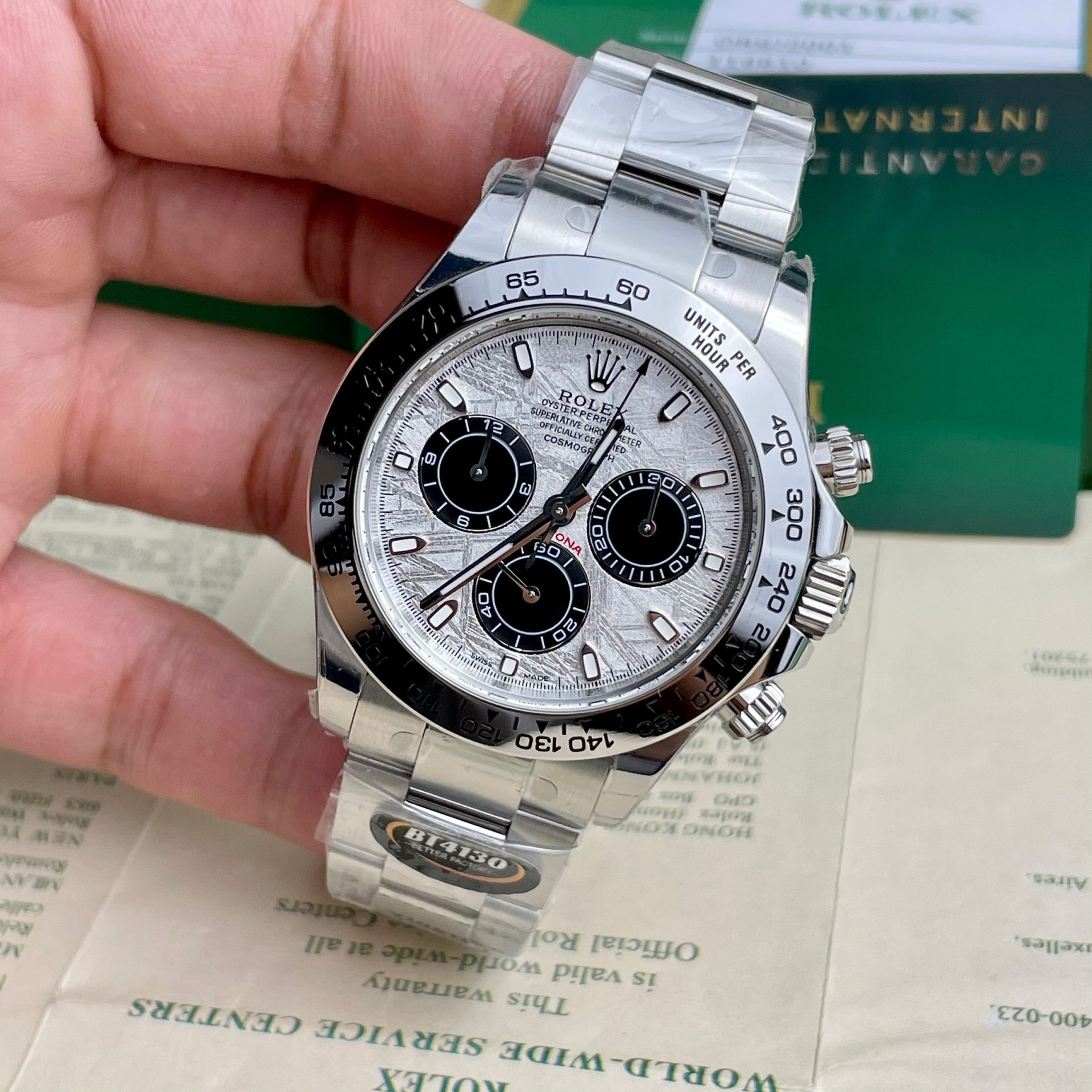 Rolex Best Replica Watch Daytona 116509 Meteorite Dial BT Factory 40mm - Soul Replicas