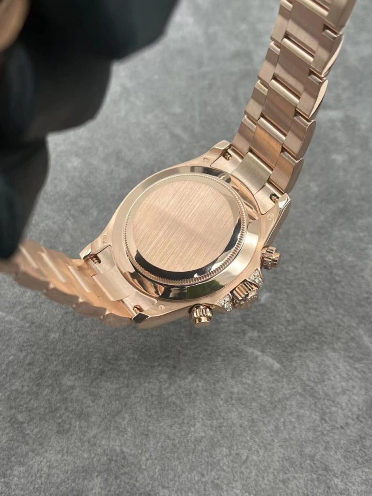 Rolex Custom Daytona Rainbow M116595R 18K Solid Gold And Gemstones 40mm - Soul Replicas