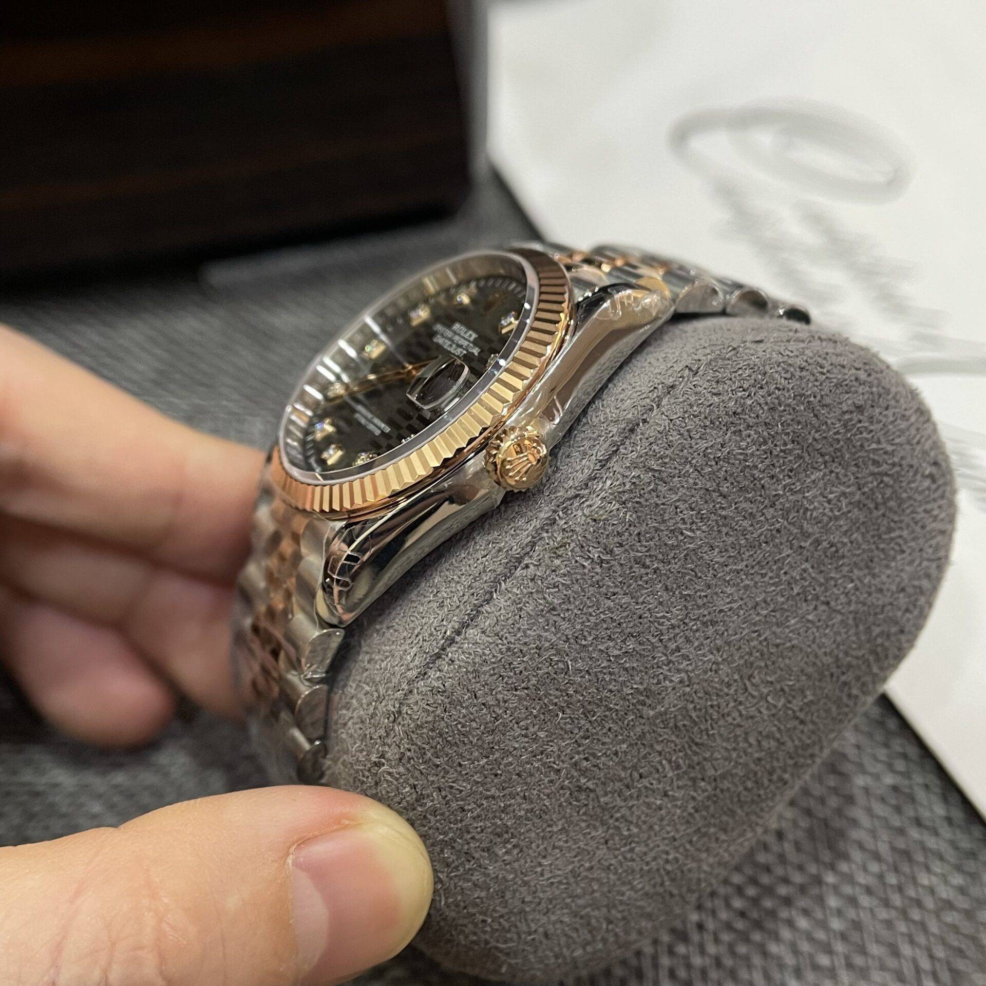 Rolex DateJust 126231 Demi Replica Watch Dark Grey Demi VS Factory 36mm - Soul Replicas