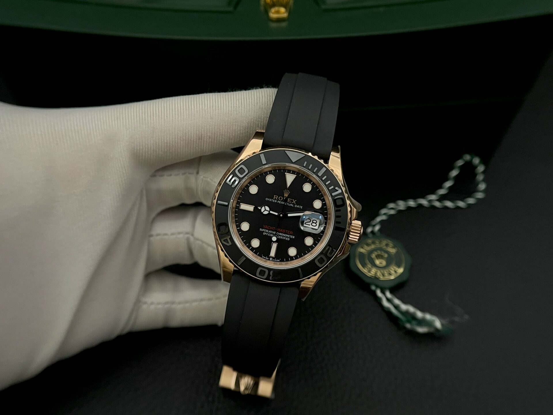 Rolex Yacht-Master Best Replica Watch Black Dial EW Factory 40mm - Soul Replicas
