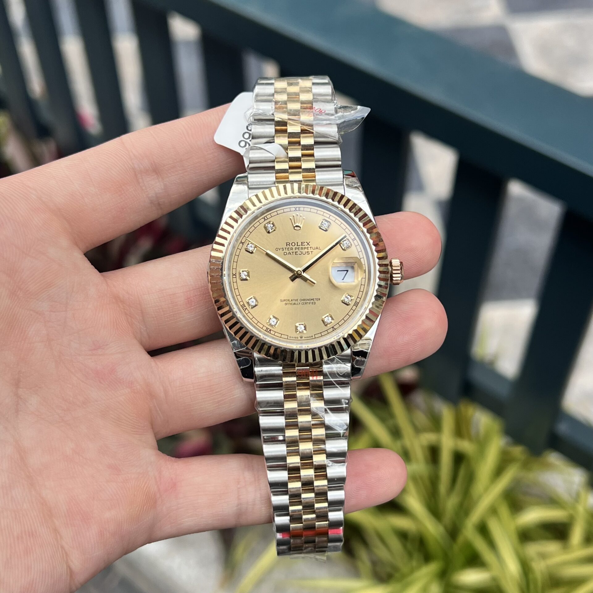 Rolex DateJust Gold Wrapped Replica Watch Champagne Dial GM Factory 41mm - Soul Replicas