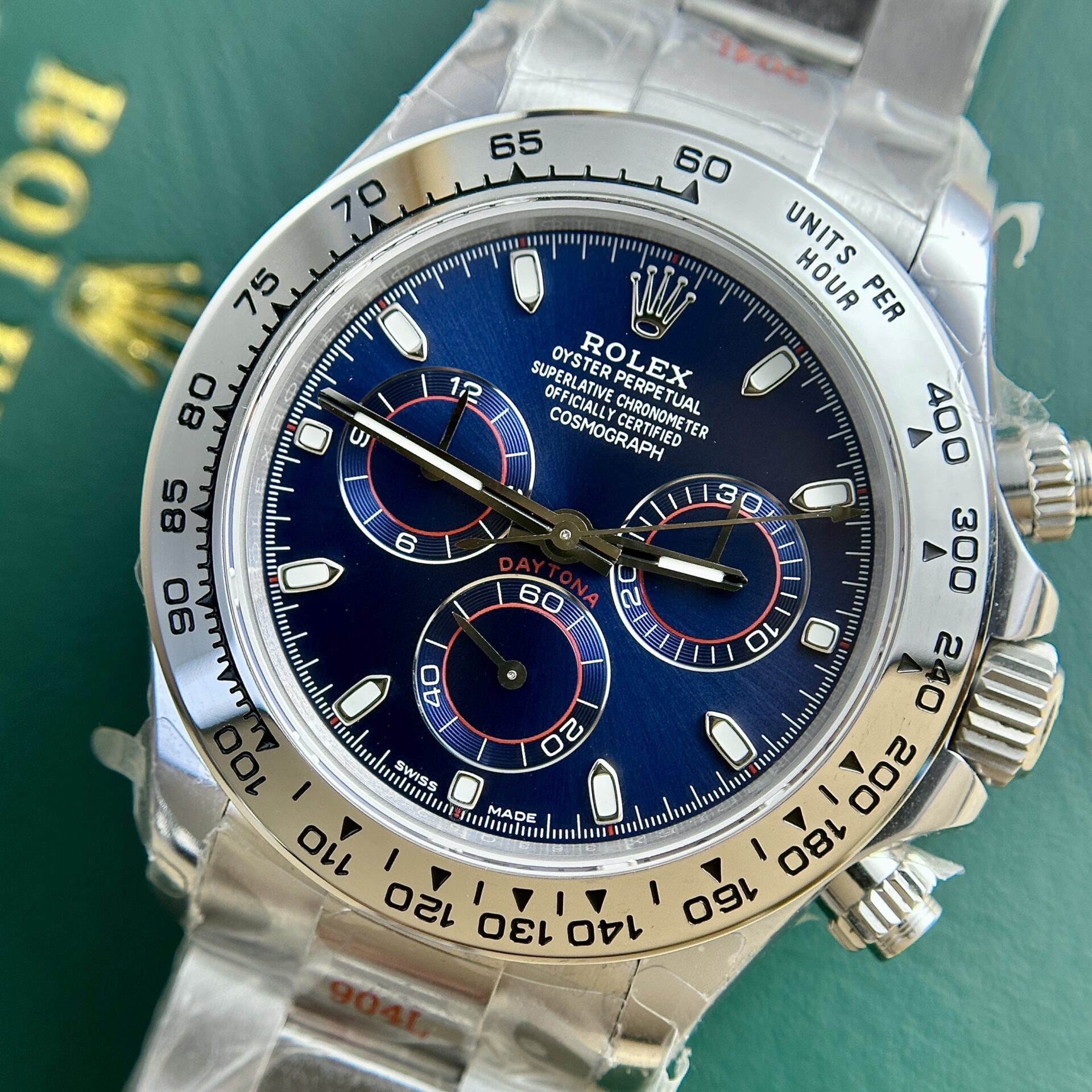 Rolex Cosmograph Daytona 116506 Replica 1:1 Watch Refined Blue Dial 40mm - Soul Replicas