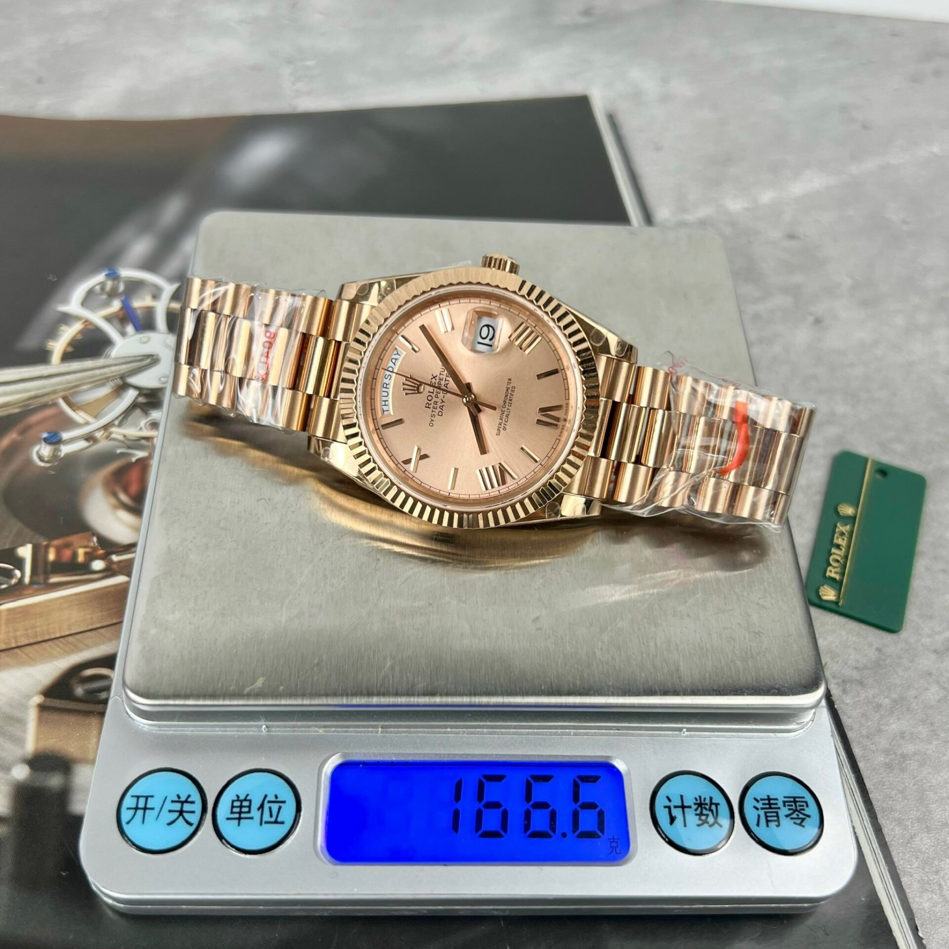 Rolex Day-Date 228239 Replica 1:1 Watch Refined 166gr GM V2 40mm - Soul Replicas