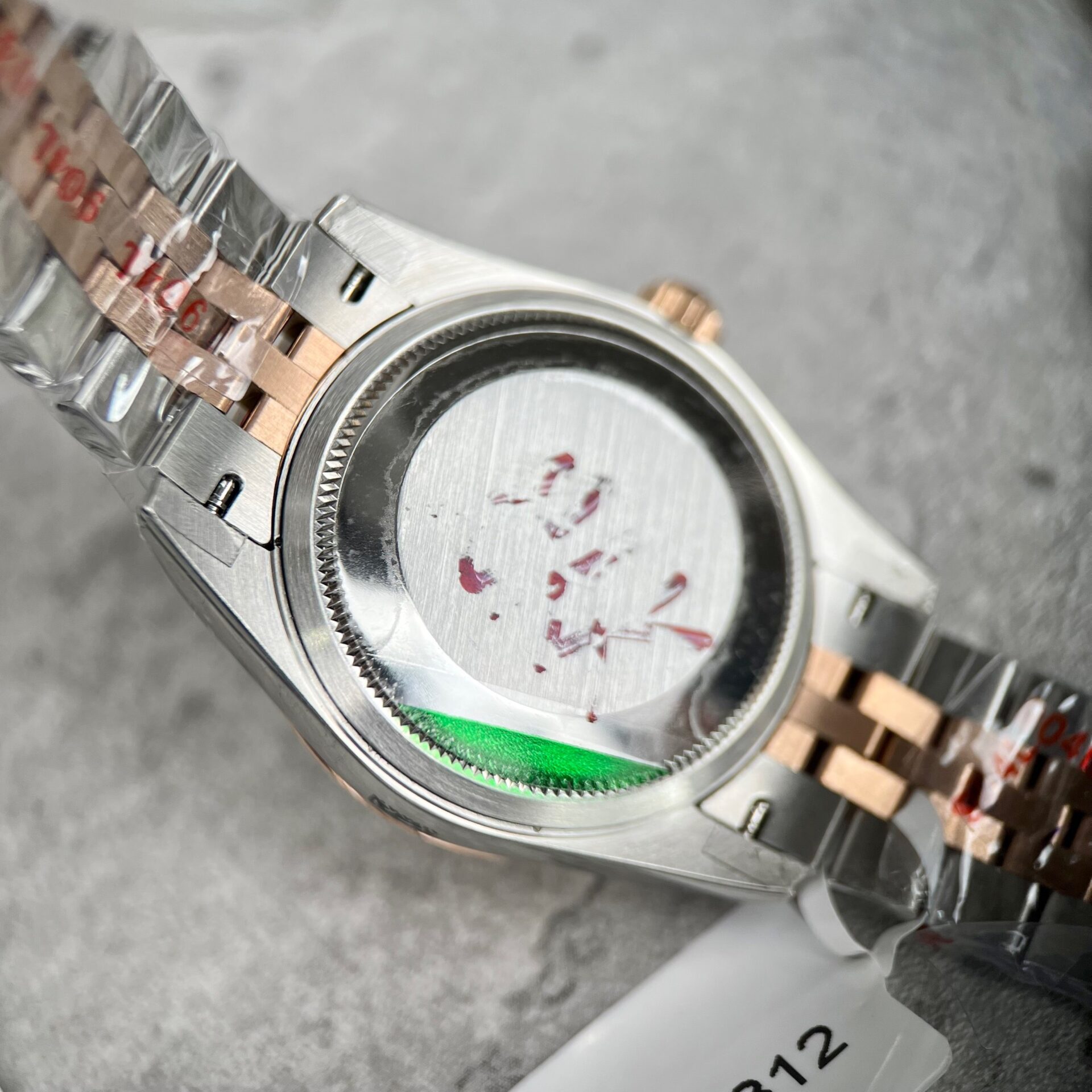 Rolex DateJust Replica Watch Gold Wrapped Chocolate Dial GM 31mm - Soul Replicas