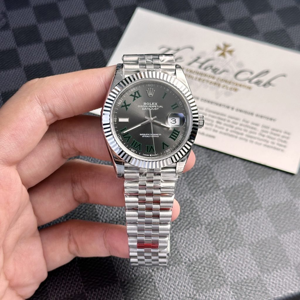 Rolex Replica Watch DateJust 126334 Dial Wimbledon VS Factory 41mm - Soul Replicas