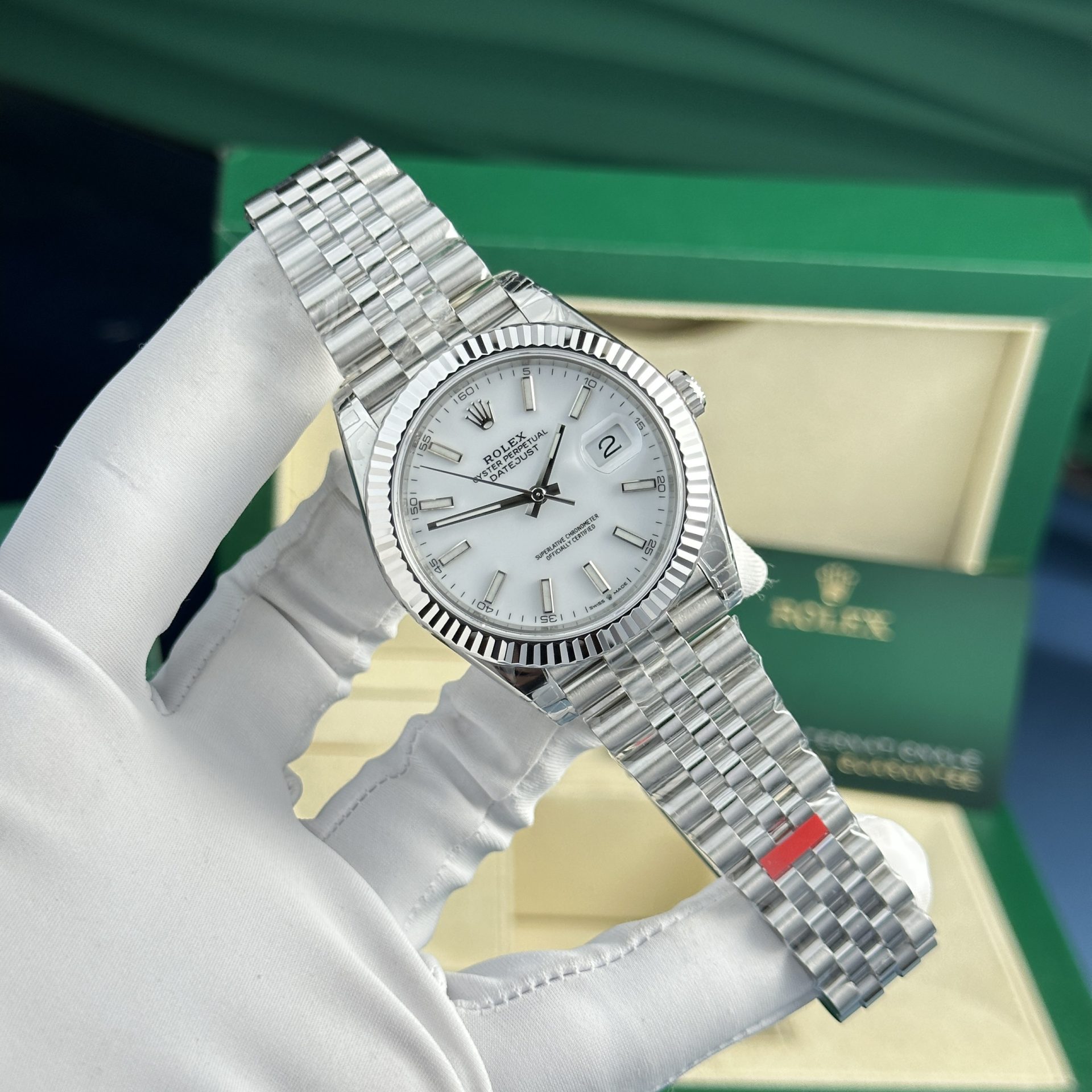 Rolex Replica Watch DateJust 126334 White Dial VS Factory 41mm - Soul Replicas