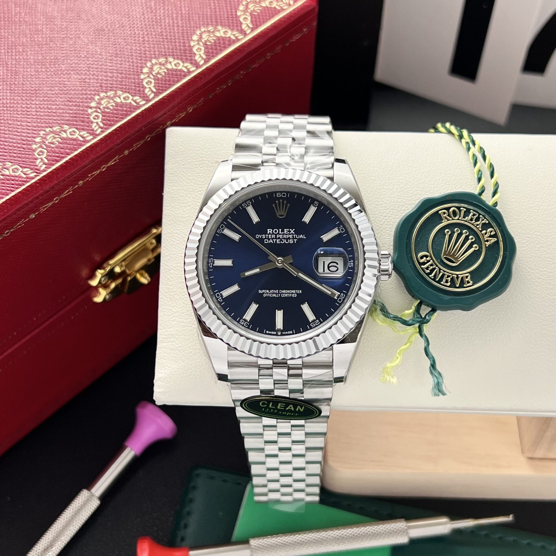 Rolex Replica Watch Datejust 126334 Blue Dial Clean Factory 41mm - Soul Replicas