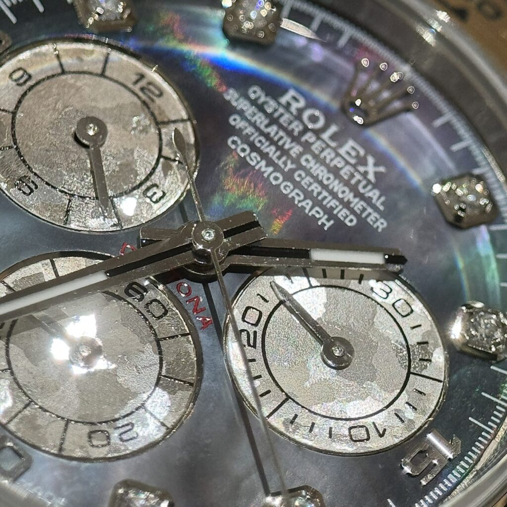 Rolex Daytona Mother Of Pearl And Moissanite Diamonds Dial Replica Watch BT Factory 40mm - Soul Replicas