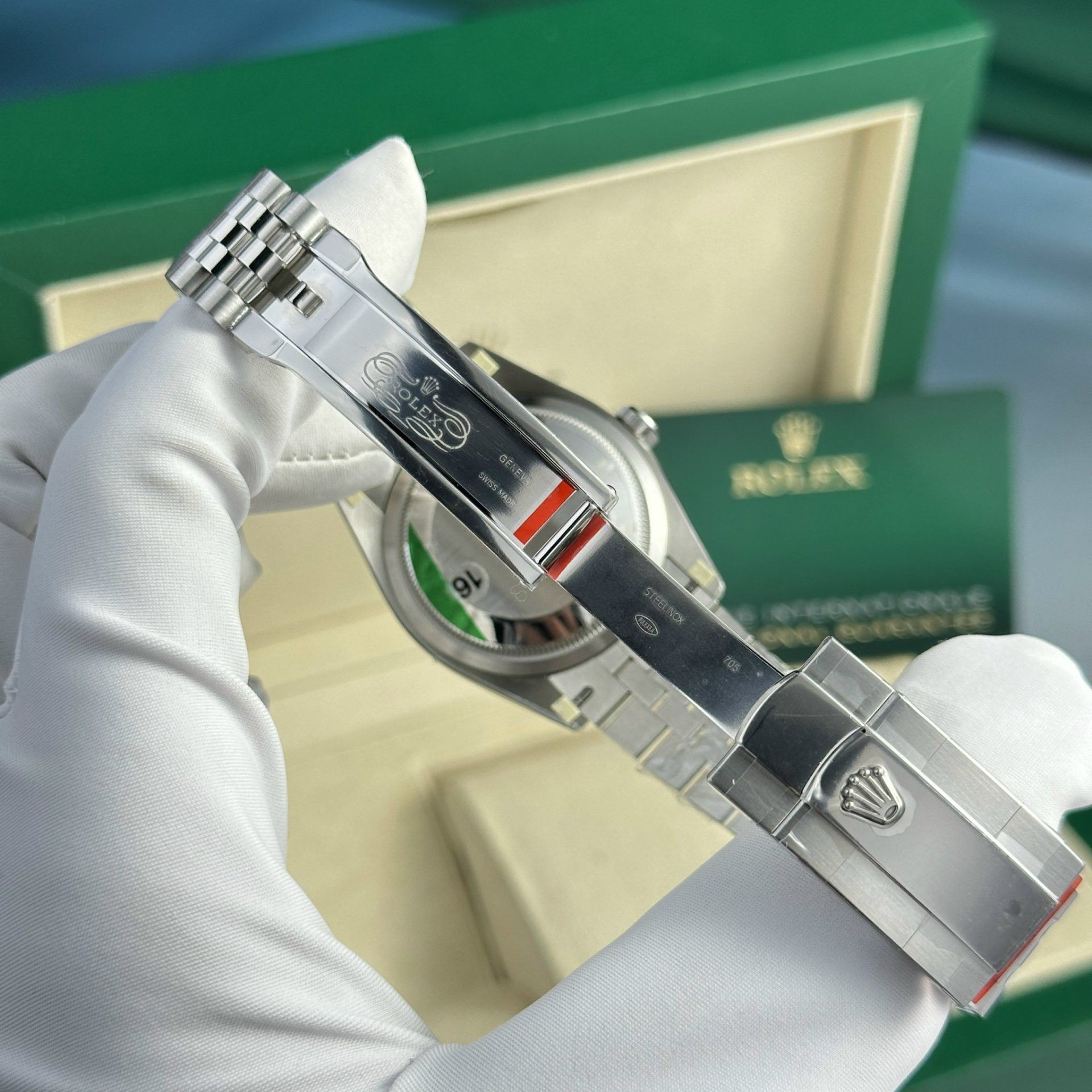 Rolex Replica Watch DateJust 126234 Dial Green VS Factory 36mm - Soul Replicas