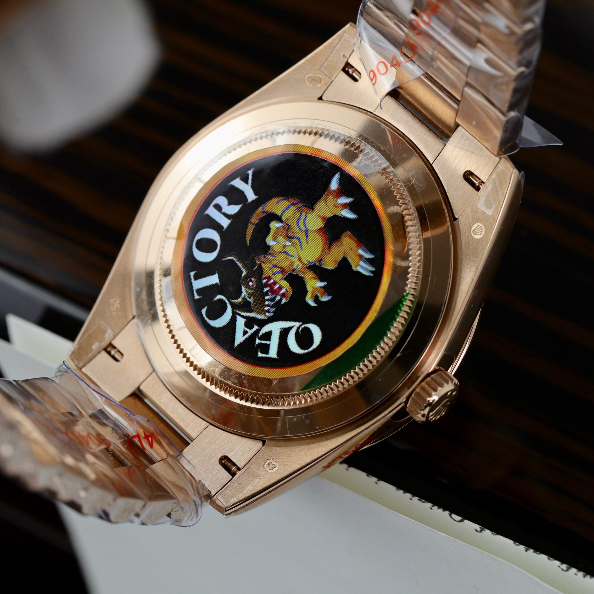 Rolex Clone Watch Day-Date Dial Gray Ombre 185 Grams QF Factory 40mm - Soul Replicas