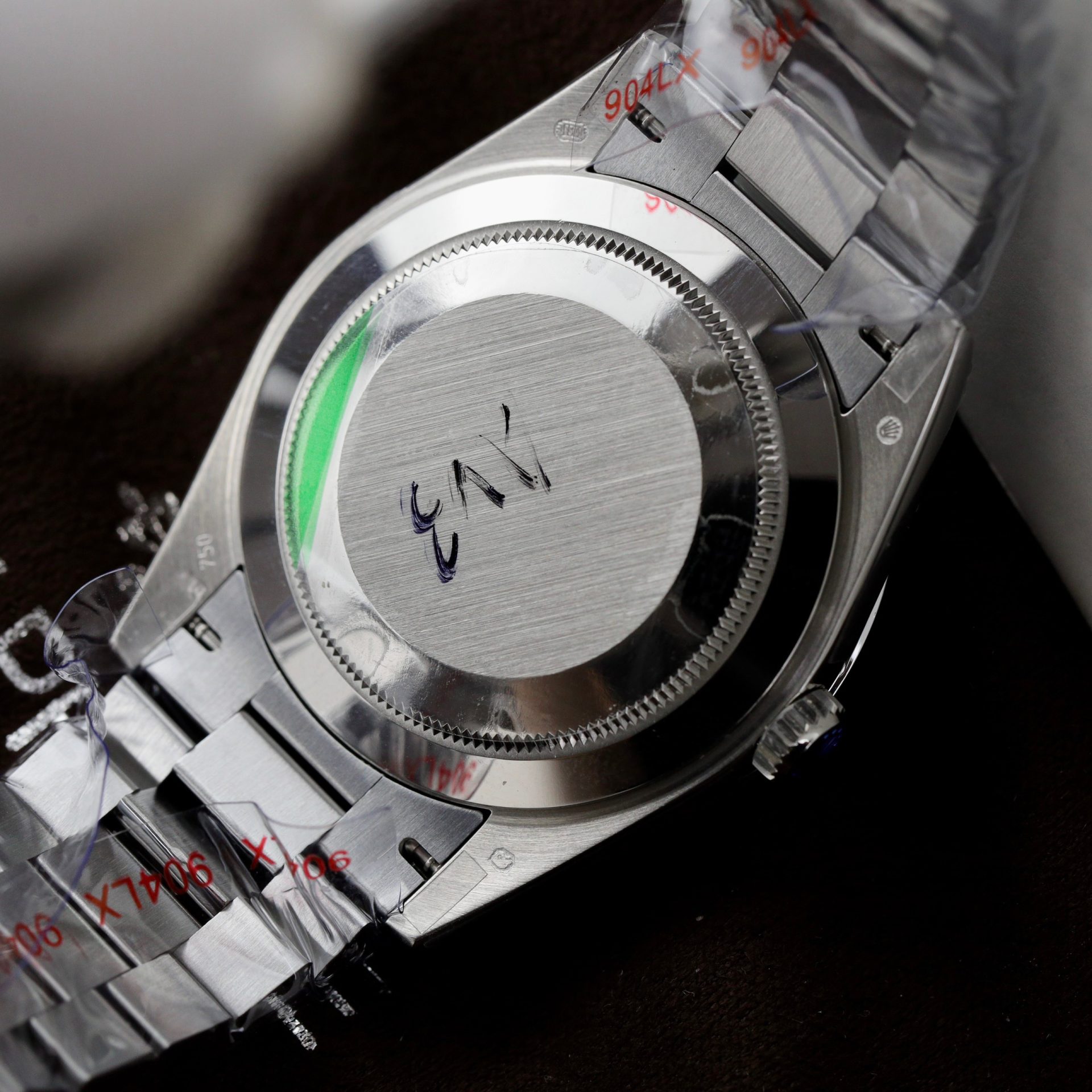 Rolex Replica Watch Day-Date Dial Meteorite Number Pile Diamond Moissanite 40mm - Soul Replicas