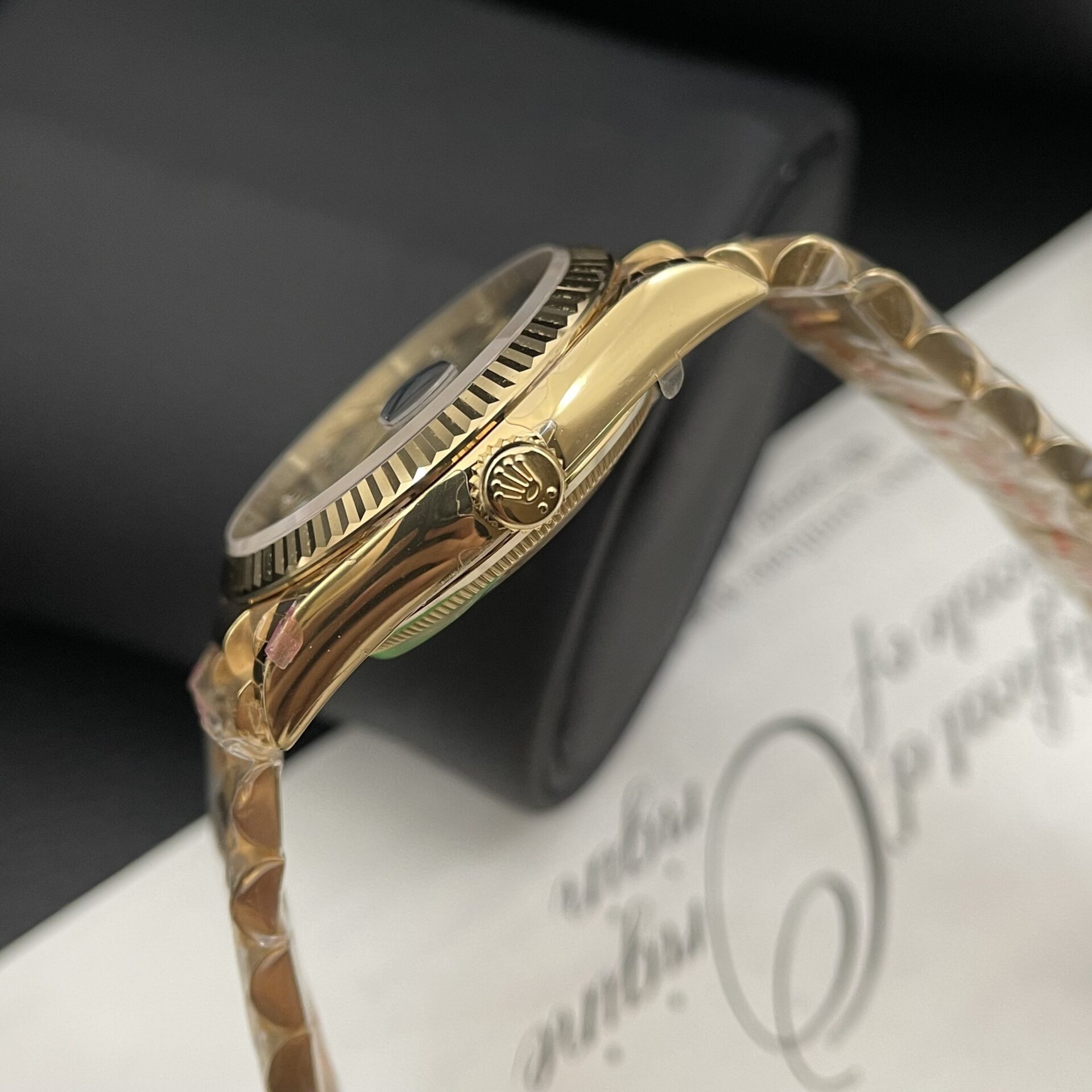 Rolex Day-Date Green Dial Gold Plated Best Replica Watch EW Factory 36mm - Soul Replicas