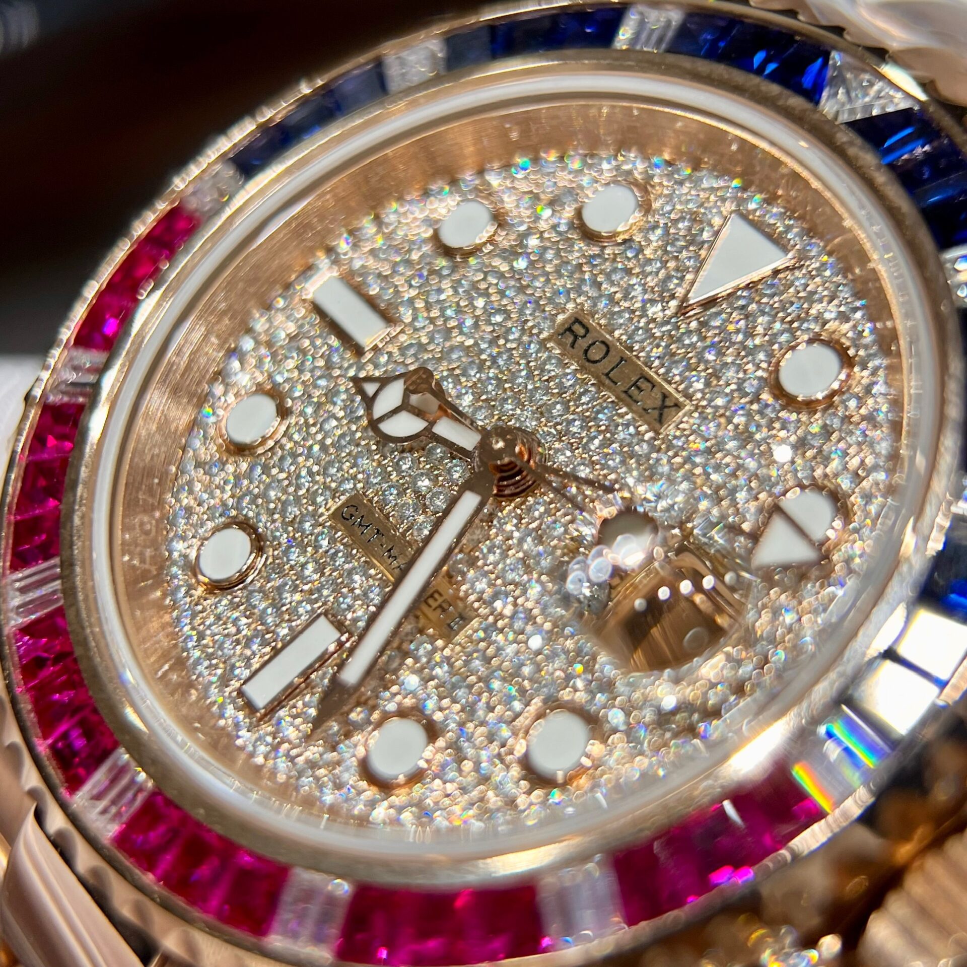 Rolex GMT-Master II 126755 SARU Replica Watch Gold Wrapped Sapphire 41mm - Soul Replicas