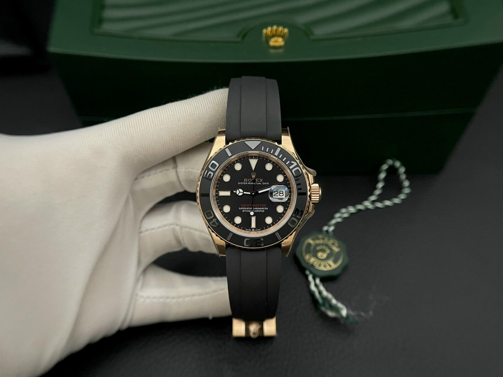 Rolex Yacht-Master Best Replica Watch Black Dial EW Factory 40mm - Soul Replicas