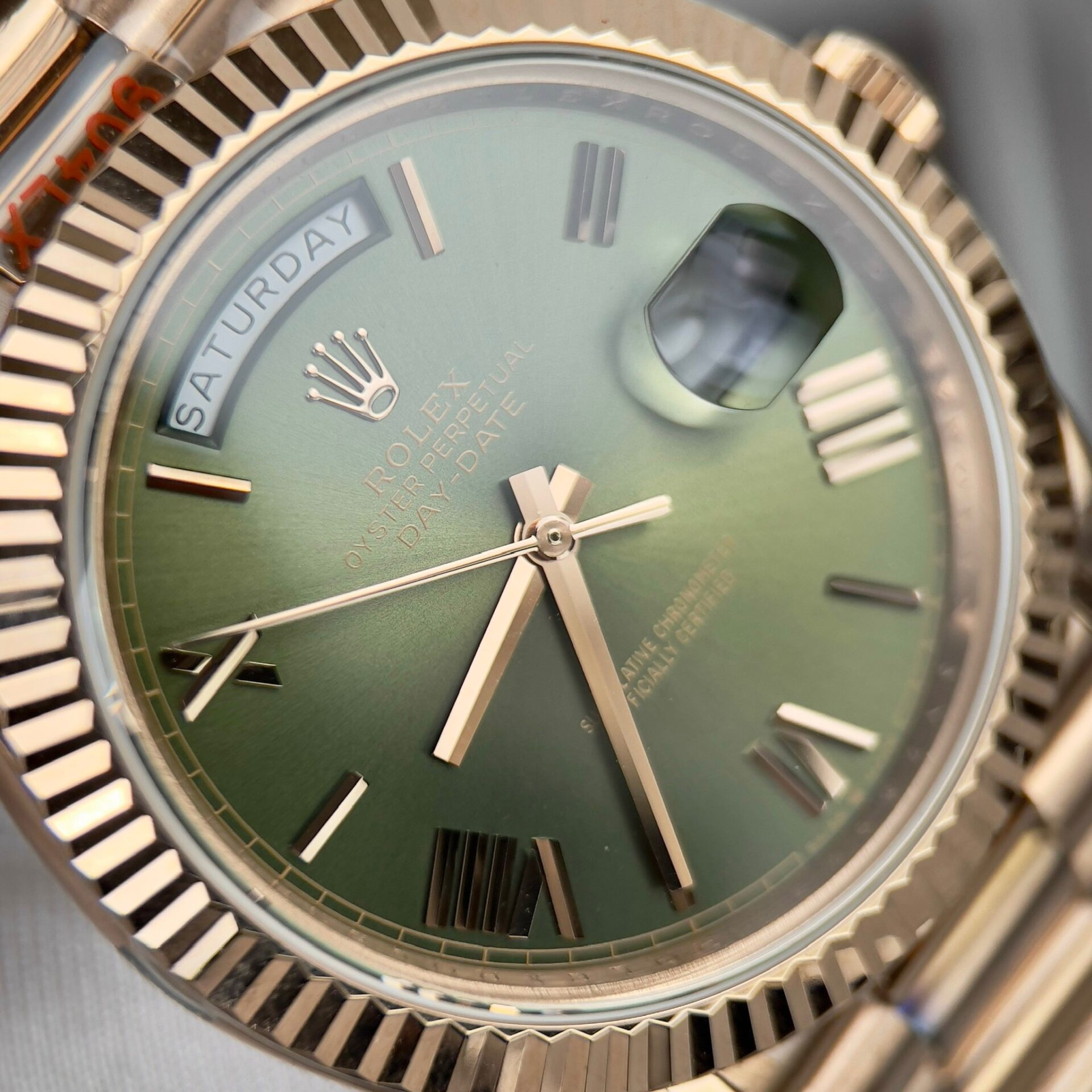 Rolex Day-Date 228235 Green Dial Replica Watch GM Factory 40mm - Soul Replicas