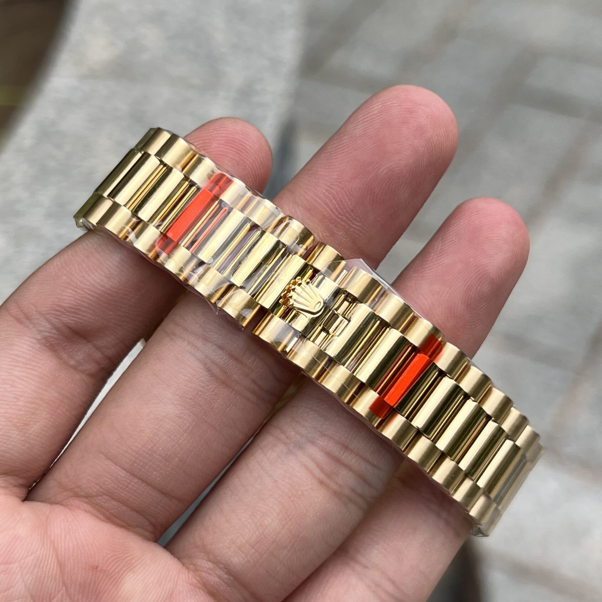 Rolex Day-Date Replica 1:1 Watch Champagne Dial Jubilee Strap 40mm - Soul Replicas