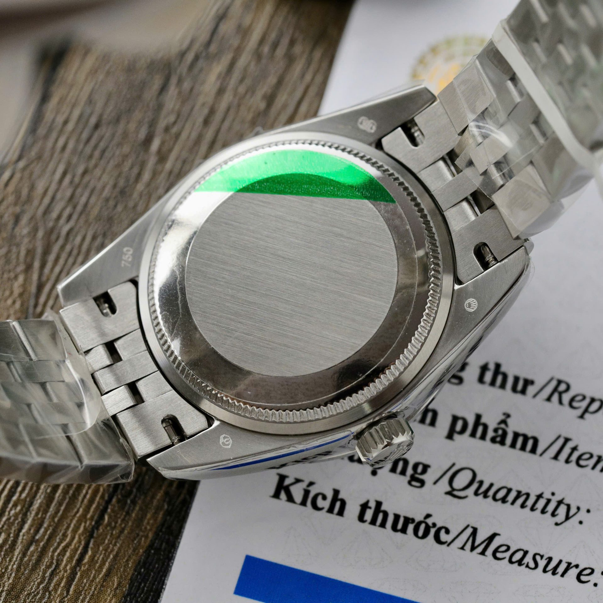 Rolex DateJust Replica Watch Womens Pink Dial Custom Moissanite Diamonds 31mm - Soul Replicas