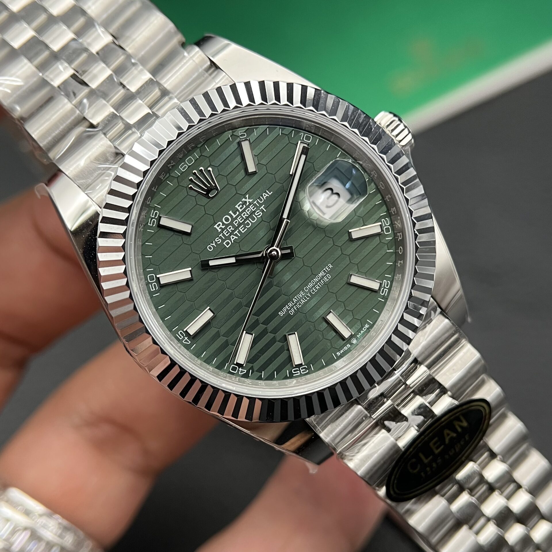 Rolex Datejust 126234 Green Dial High Quality Replica Watch VS Factory 36mm - Soul Replicas