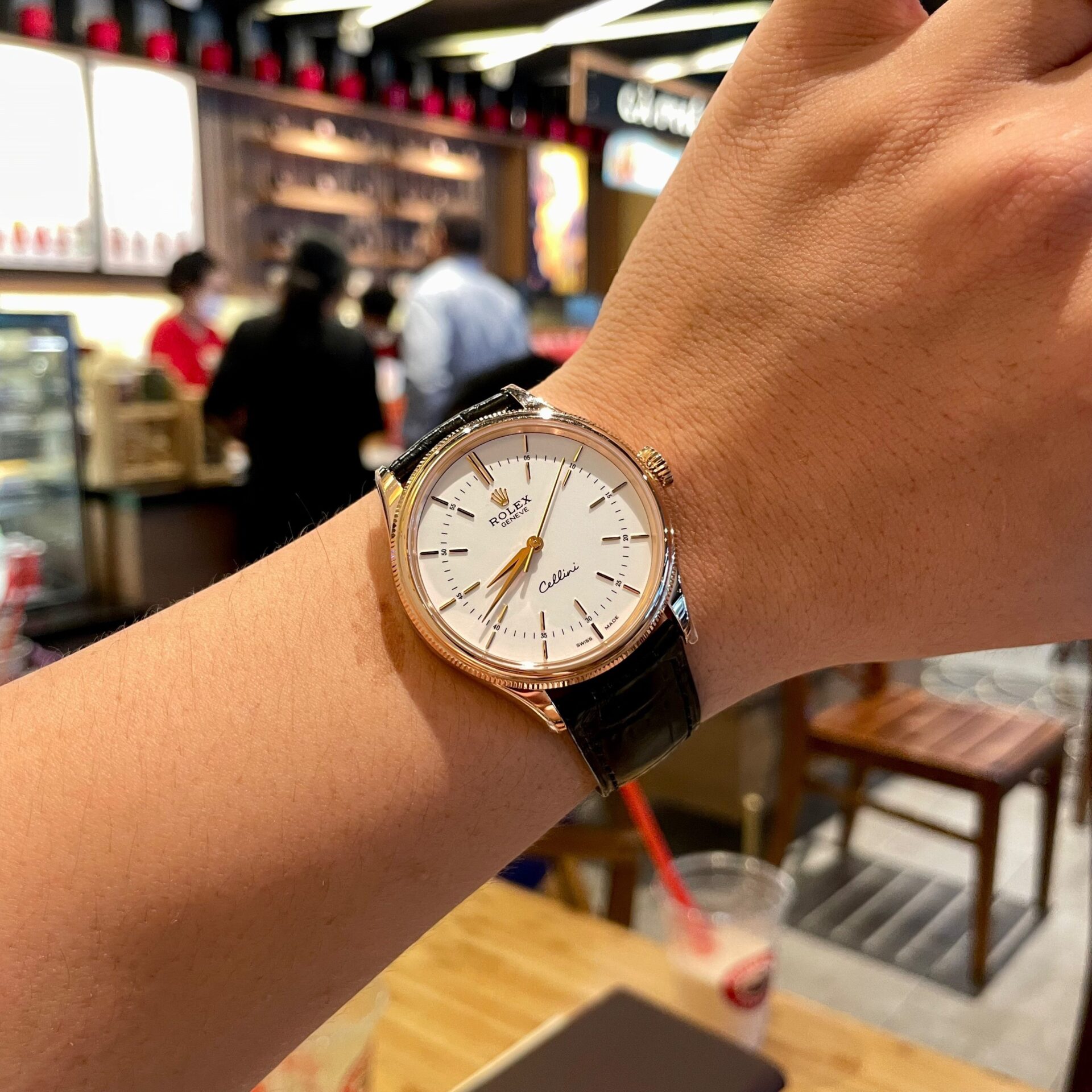 Rolex Cellini Time 50505 Replica Watch Leather Strap MKS Factory 39mm - Soul Replicas