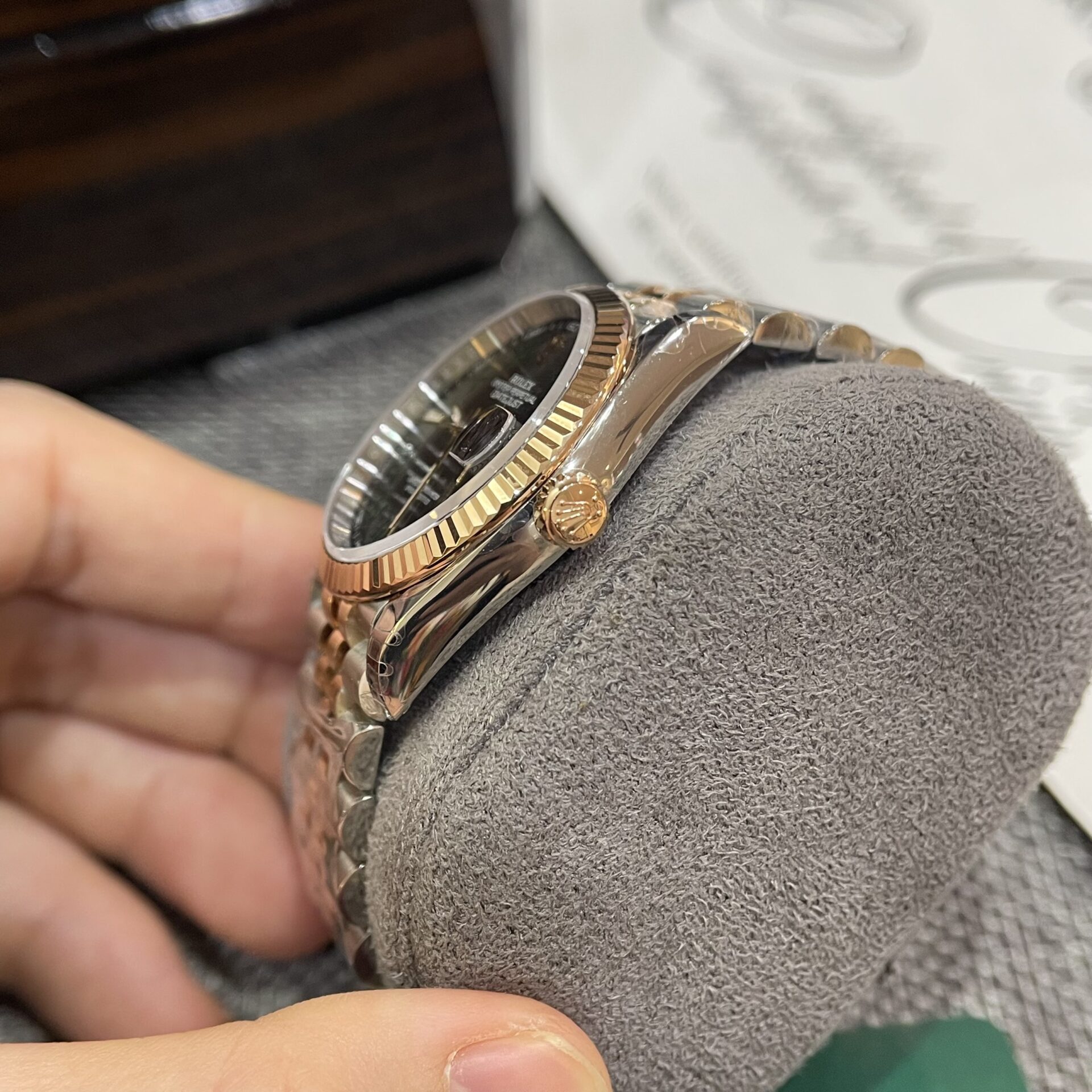 Rolex DateJust 126231 Wimbledon Dial Replica Watch Demi Strap VS Factory 36mm - Soul Replicas