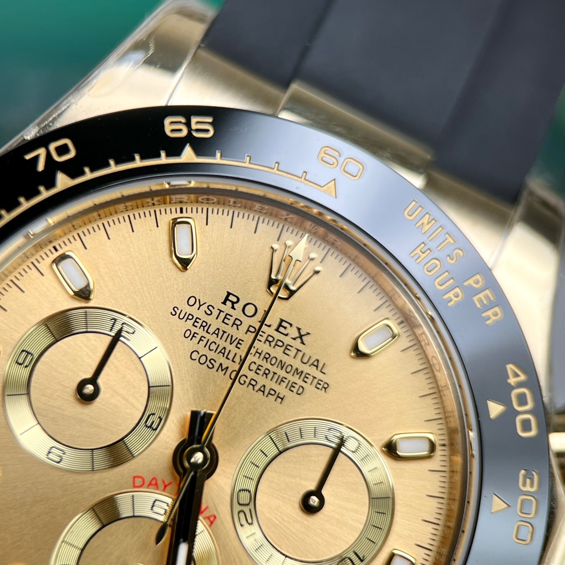 Rolex Daytona 116518LN Replica 1:1 Watch Yellow Gold Dial BT Factory 40mm - Soul Replicas
