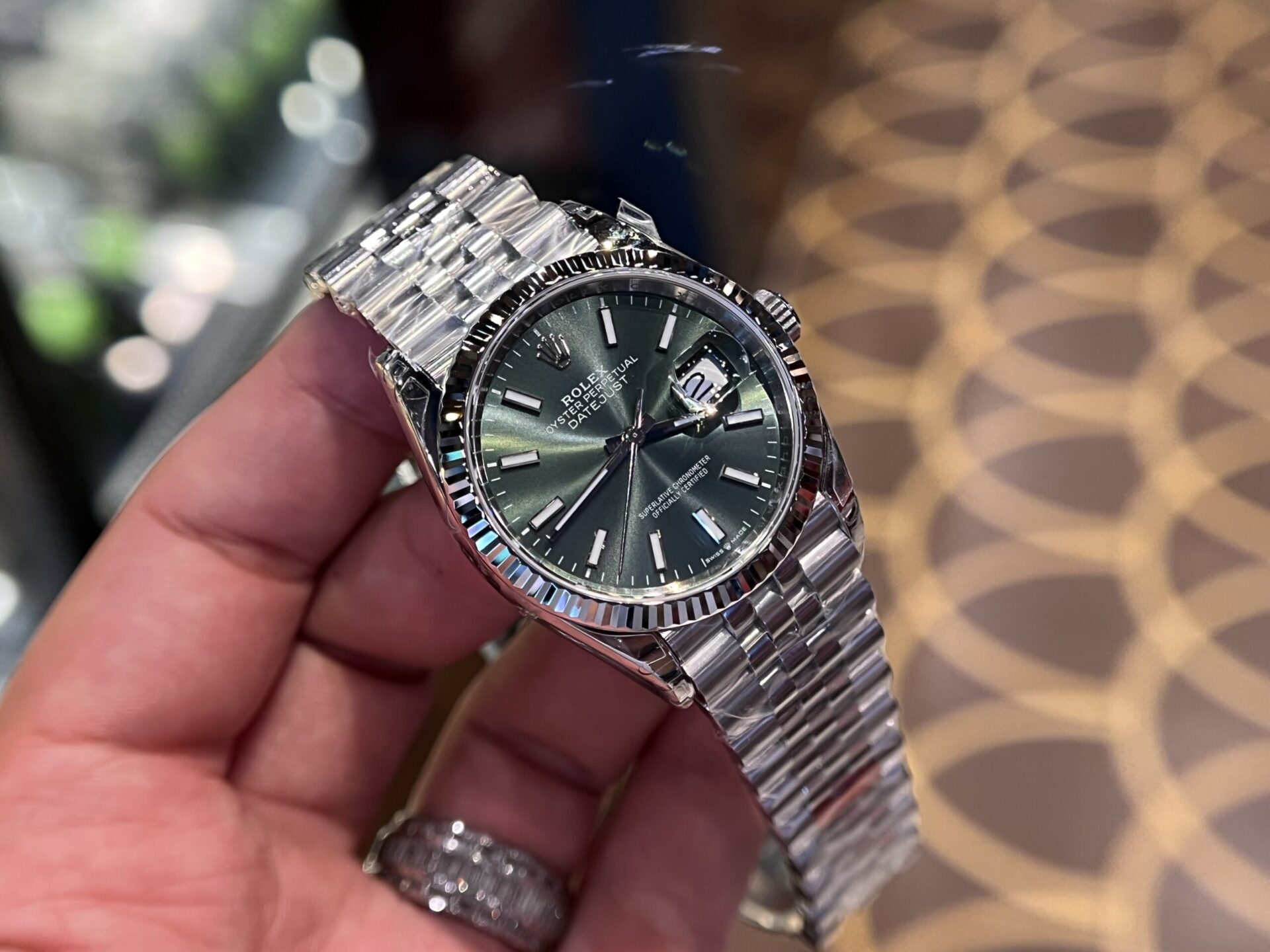 Rolex Replica Watch DateJust 126234 Green Dial VS Factory 36mm - Soul Replicas