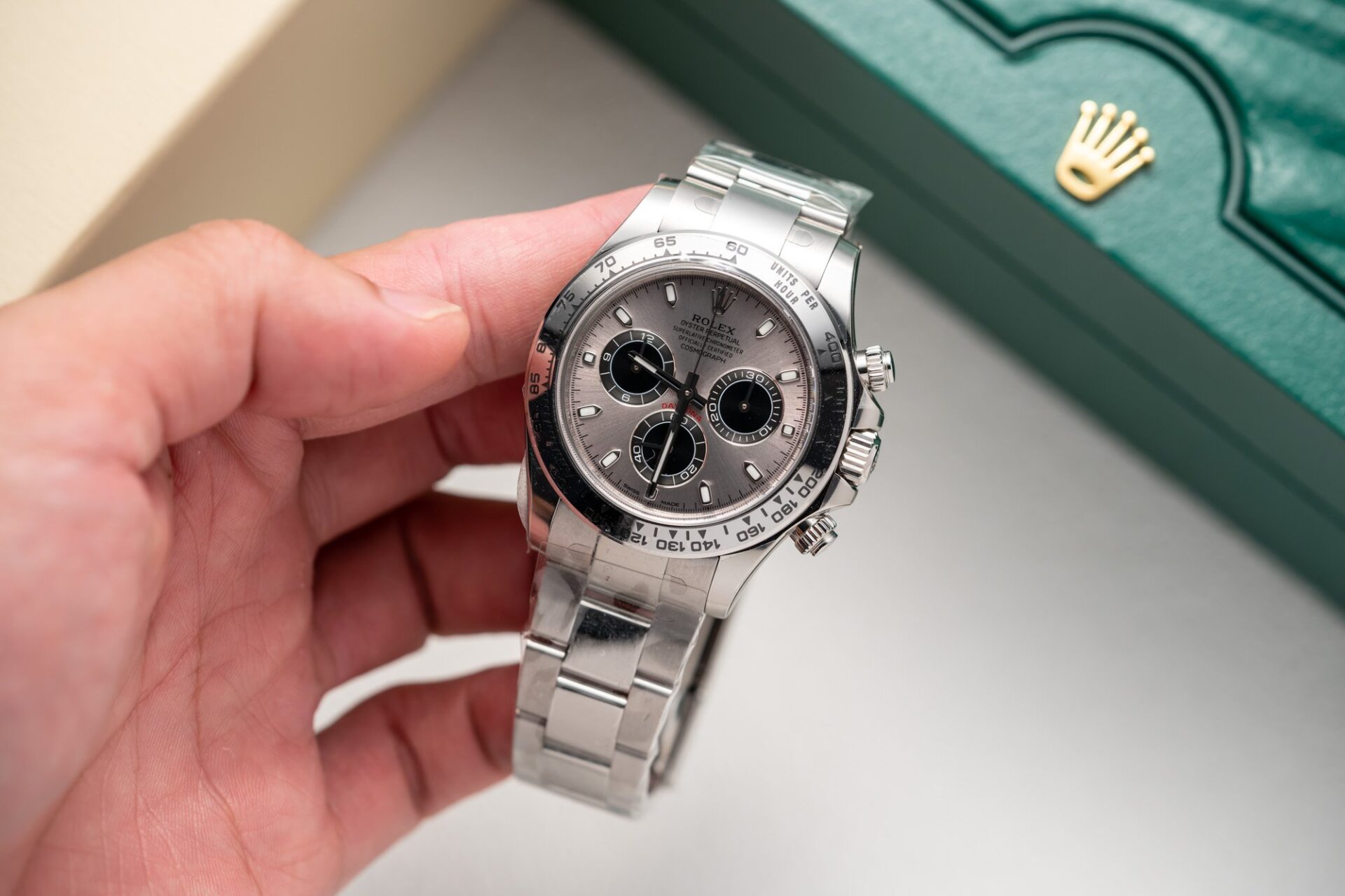 Rolex Replica Watch Daytona Cosmograph 116509 Gray Dial Clean Factory 40mm - Soul Replicas