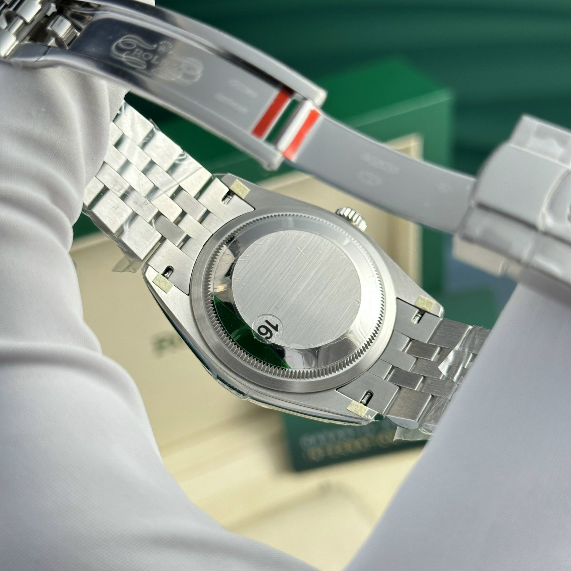 Rolex Replica Watch DateJust 126234 Dial Green VS Factory 36mm - Soul Replicas