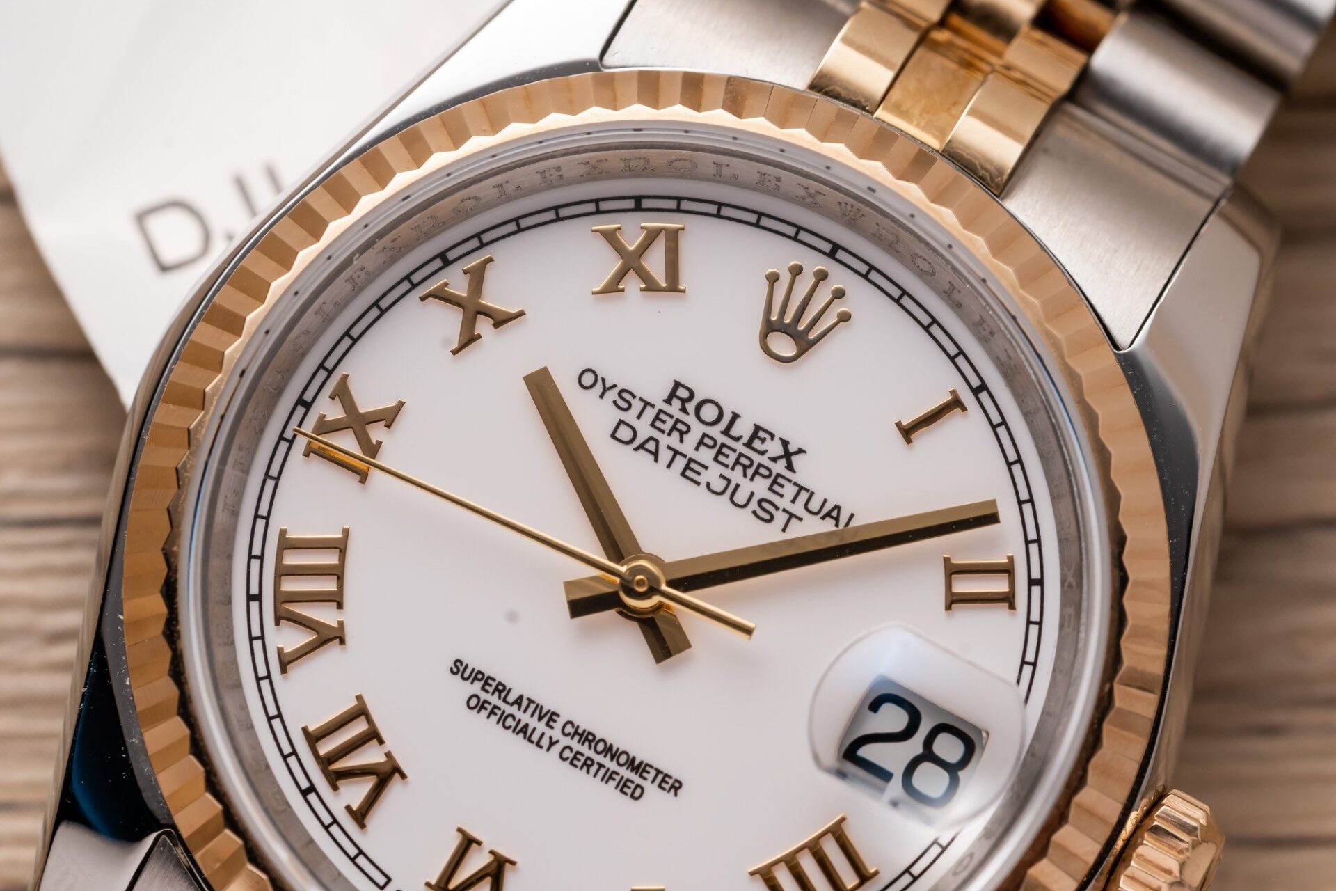 Rolex DateJust 126233 Replica Watch Gold Wrapped White Dial GM Factory 36mm - Soul Replicas